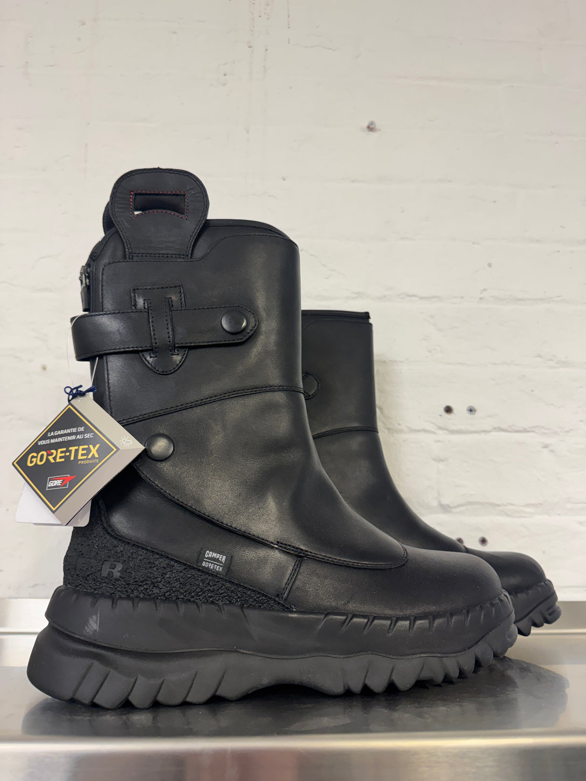 Kiko Kostadinov x Camper AW19 Teix GORE-TEX Moto Boots