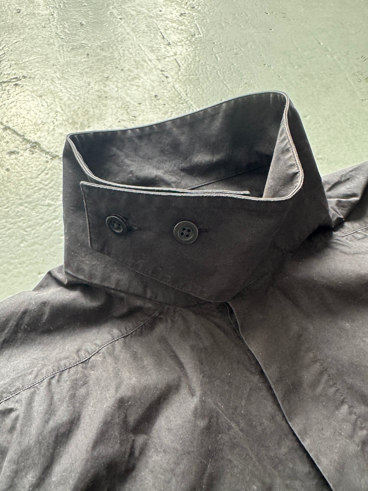 rick owens ss17 walrus high collar military shirt
