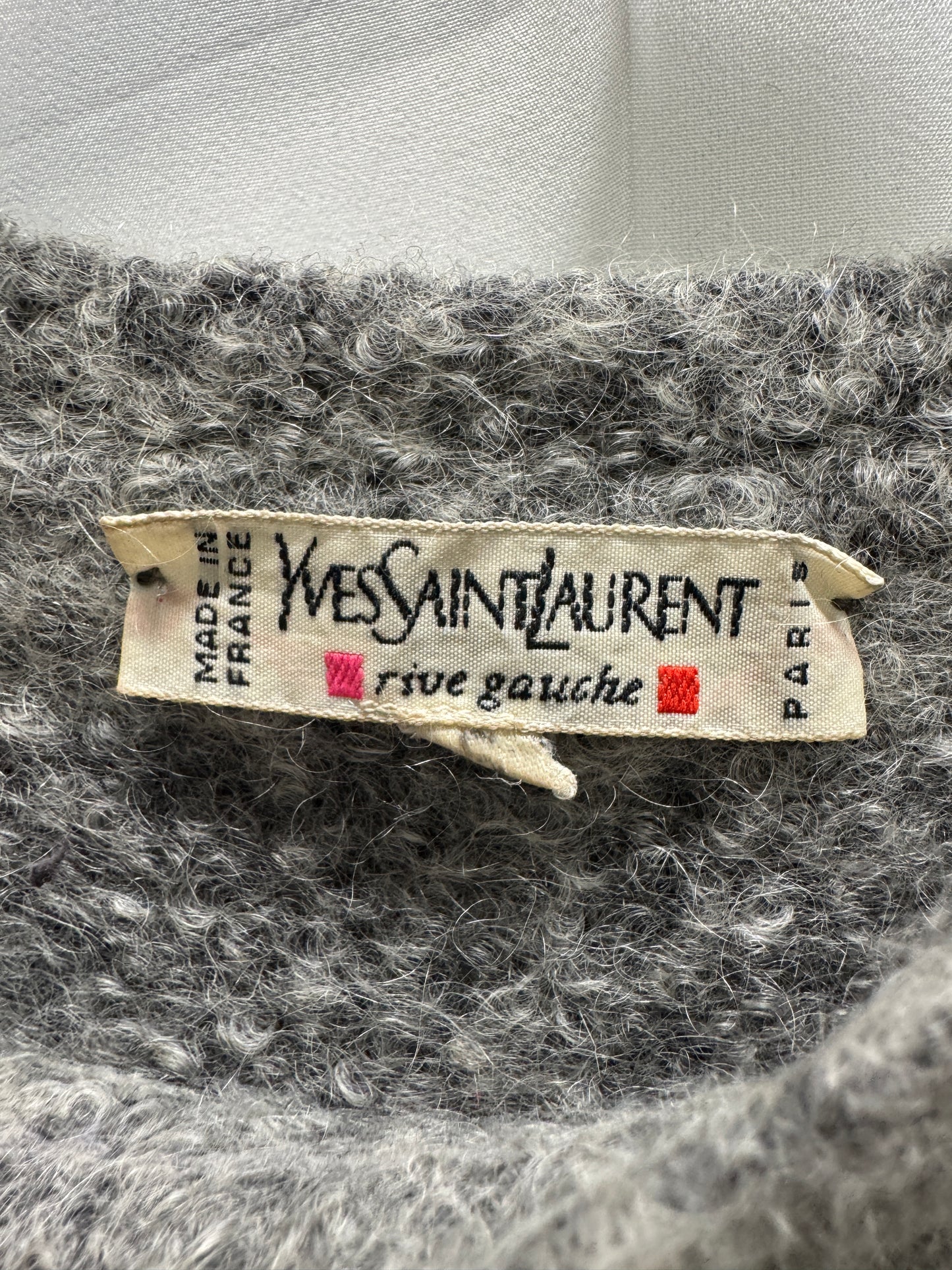 YSL Rive Gauche Hedi Slimane Mohair Jumper