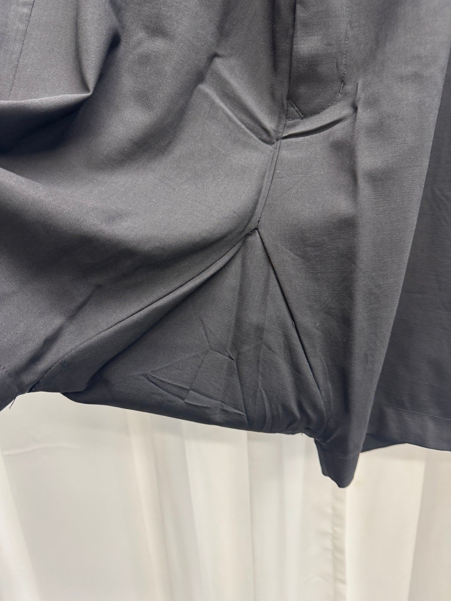 Rick Owens SS15 Faun Virgin Wool Drop Crotch Tailored Shorts