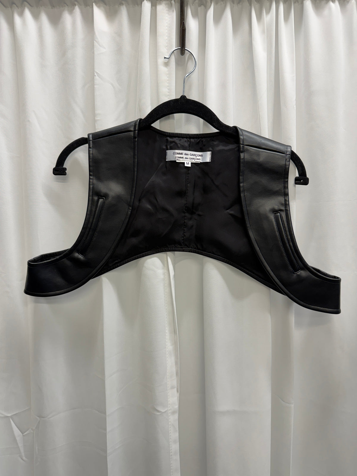 Comme Des Garcons Faux Leather Holster Vest (M)