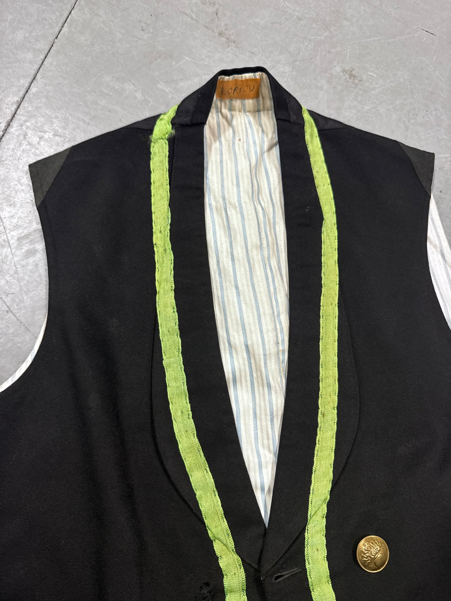 Antique French taped waistcoat