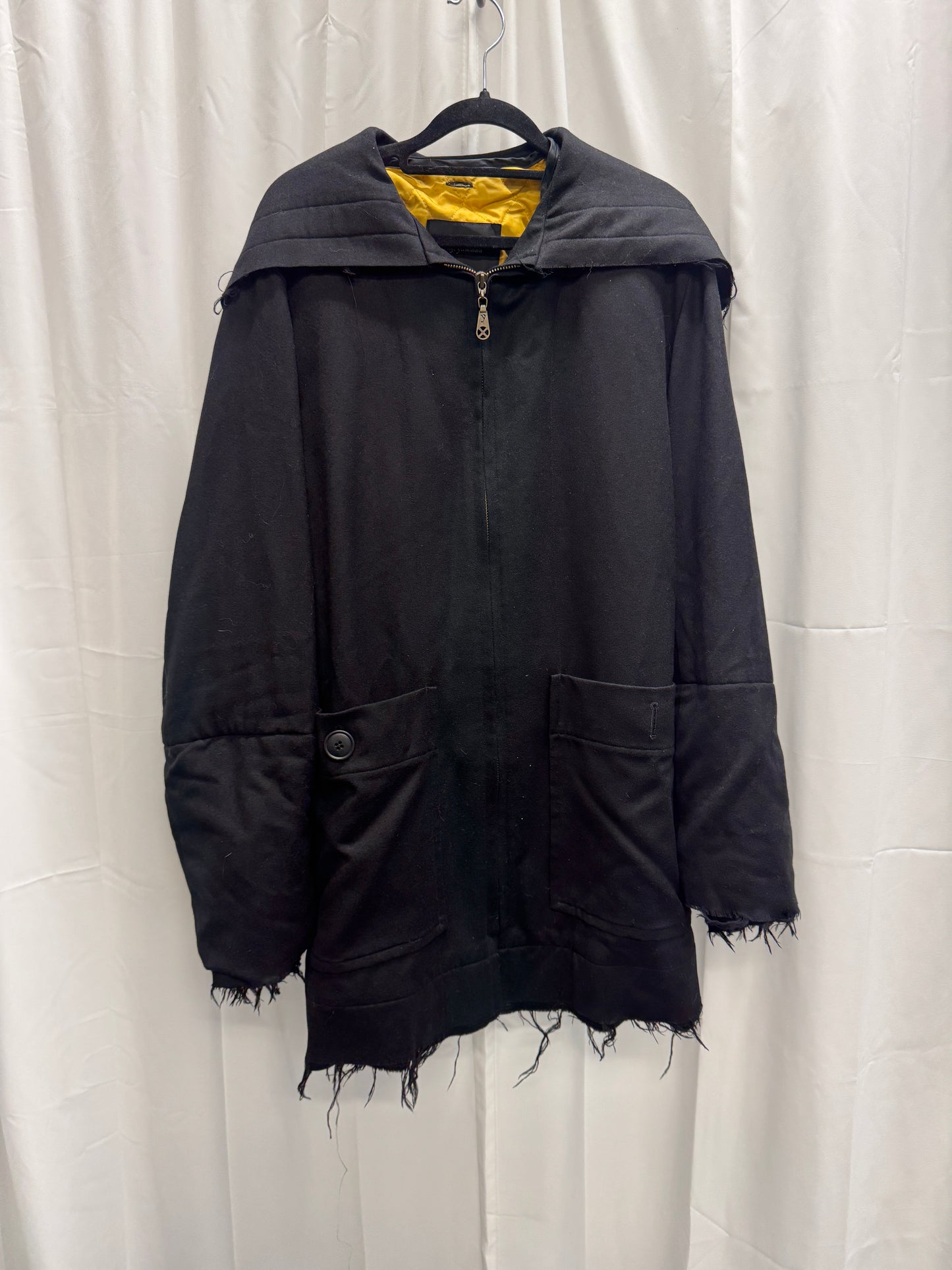 Yuji Yamada AW98 Modular Layered Wool Witch Hooded Parka