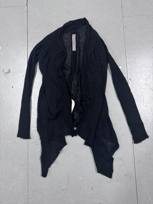 Rick Owens GLITTER Loose Weave Short Cardigan