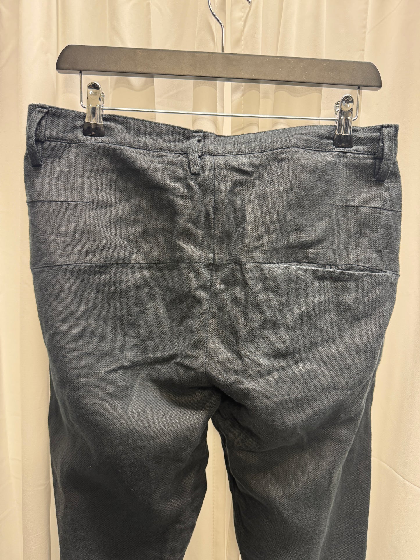 Zam Barrett Thick Linen Slim Trouser