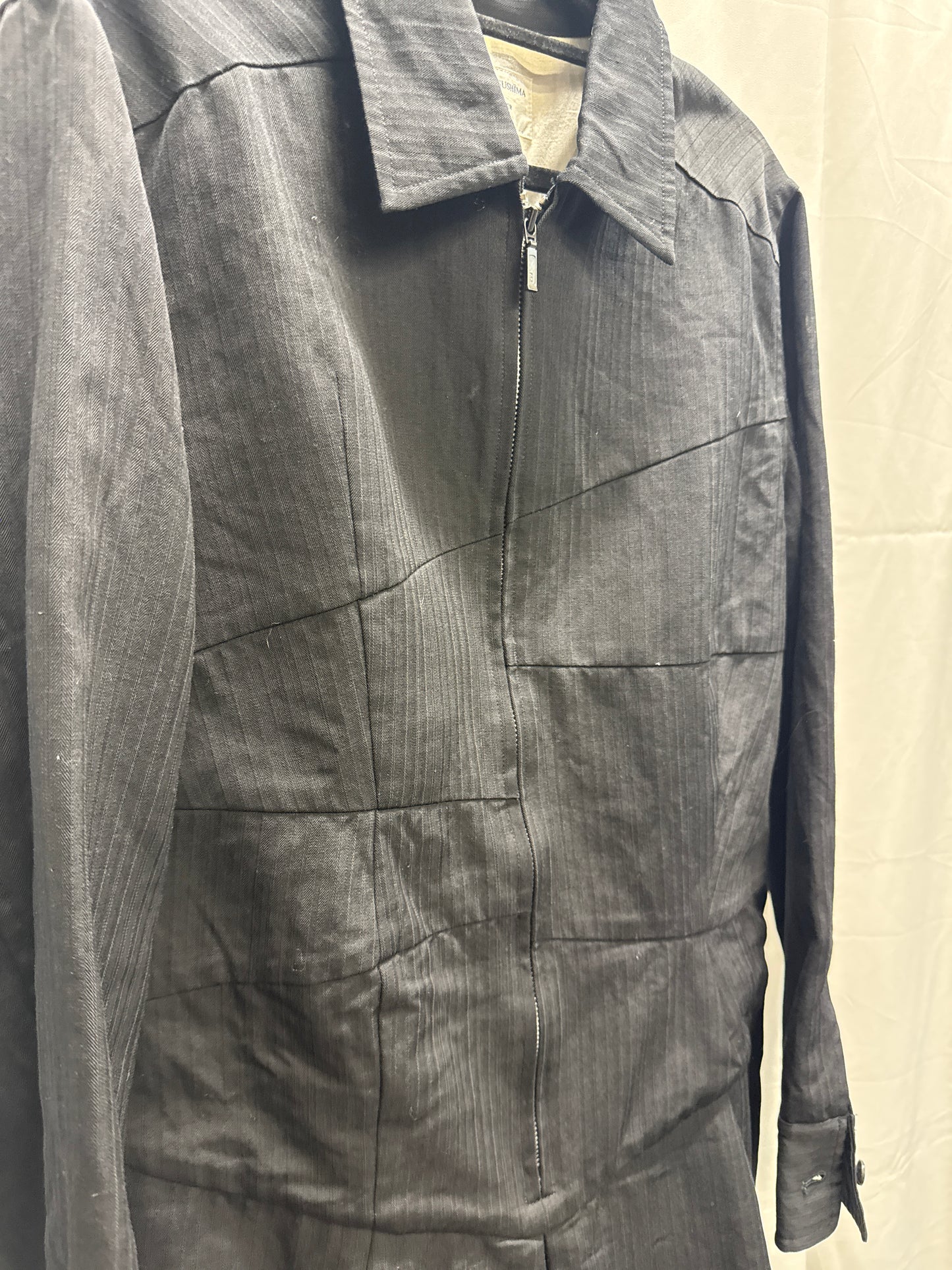masaki matsushima spliced pattern 3/4 coat