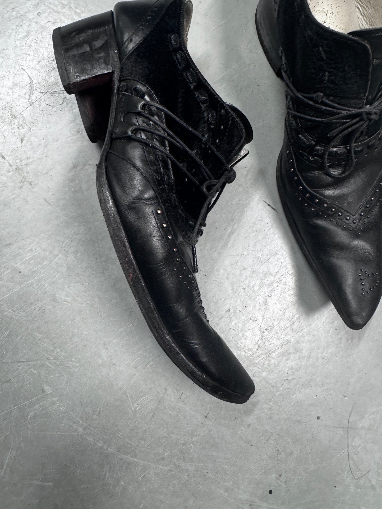 Hiromu Takahara Butter Knife Leather and Pony Shoe