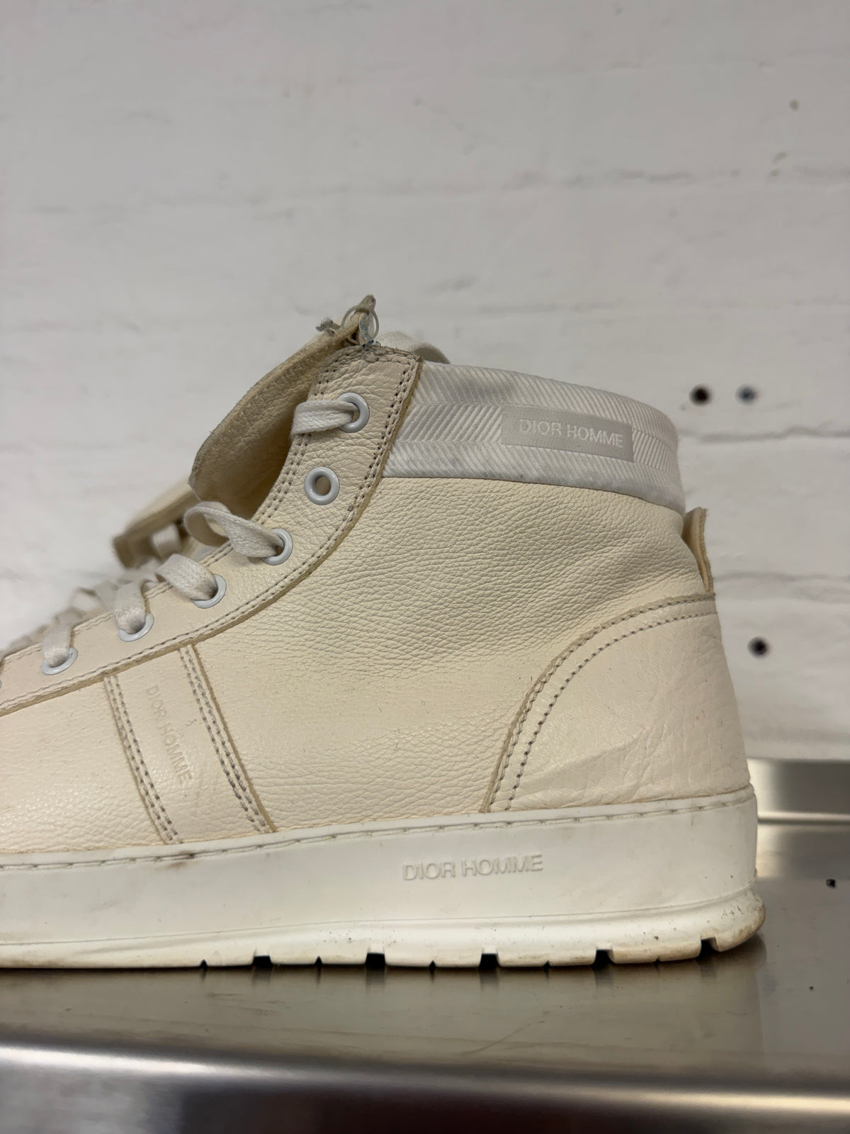 Dior Homme SS09 High-Top Leather Sneakers (44)