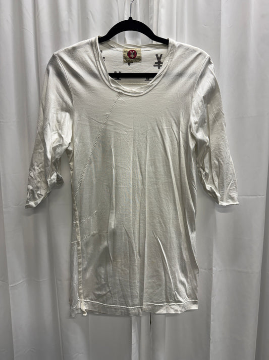 Michiko Koshino YEN JEANS Early 2000s Twisted Seam Layered Long Sleeve Top