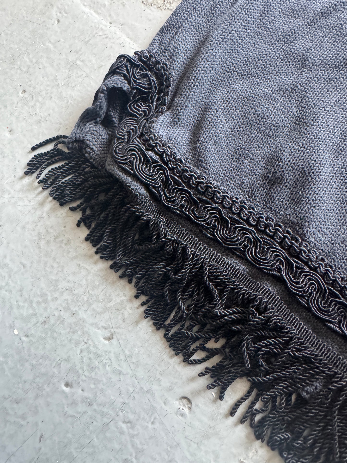 undercover fringed knit vest