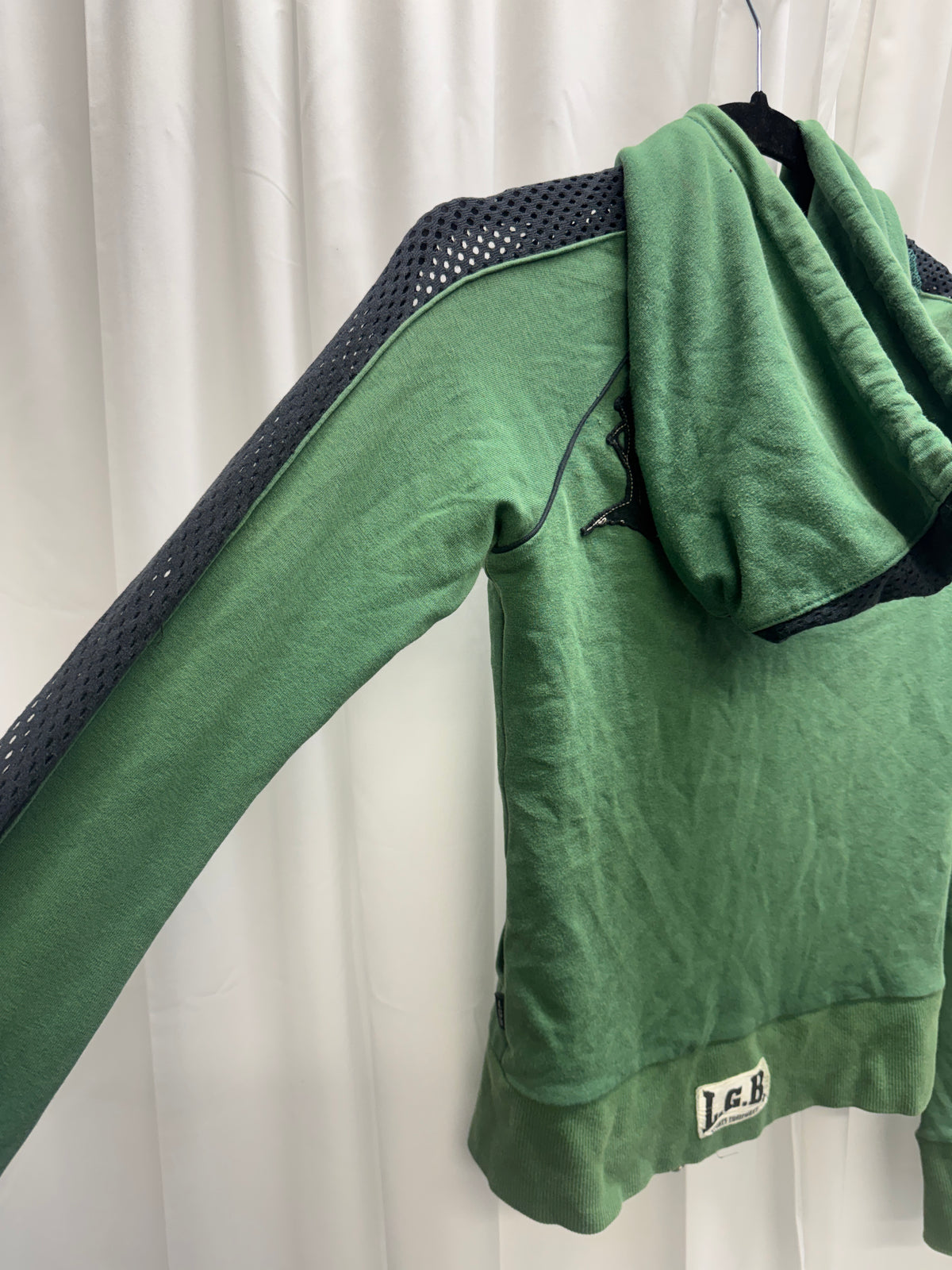 LGB 00s Zip Up Logo Boxer Hoodie