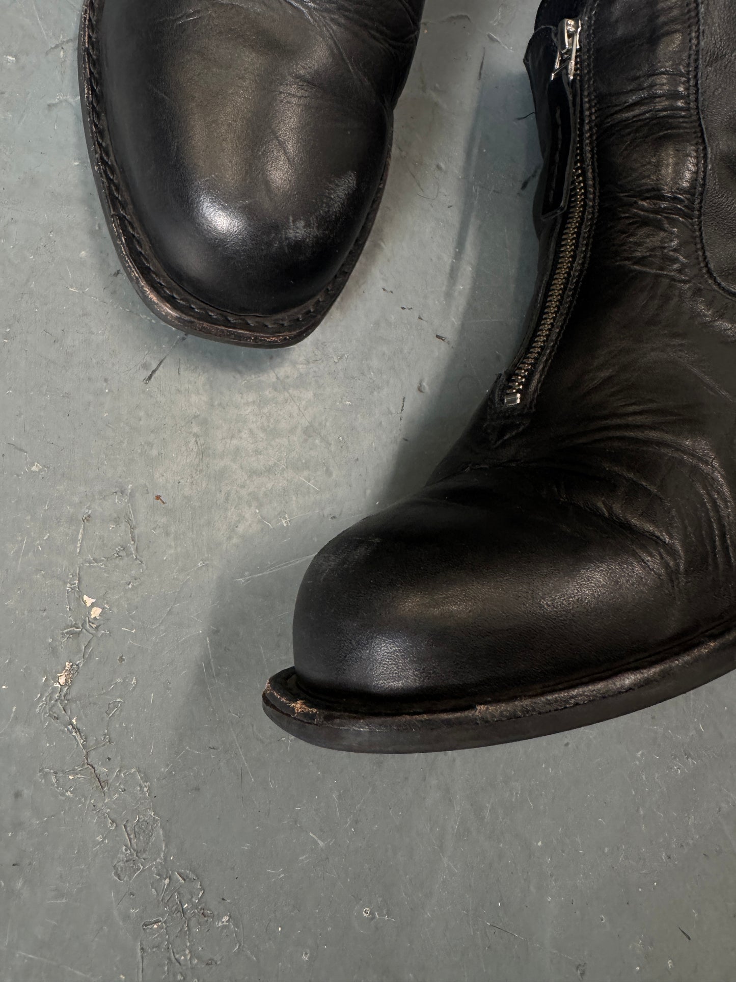 Mihara Yasuhiro x Studio Seven Front Zip Boots