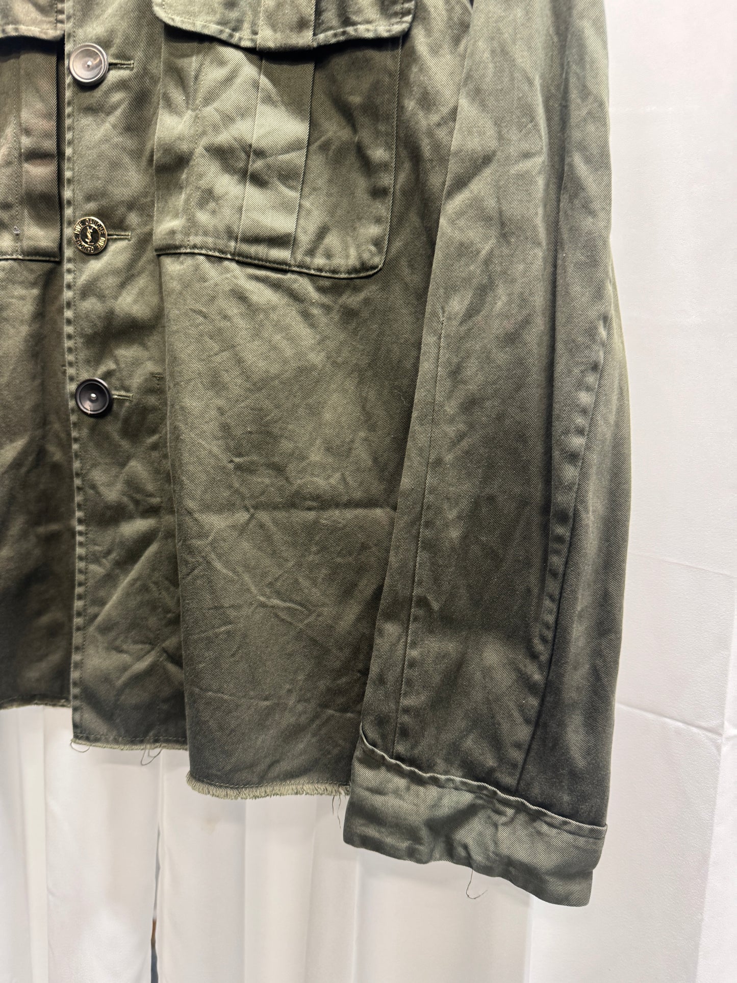 YSL Rive Gauche c.2007 Stefano Pilate 3D Military Jacket