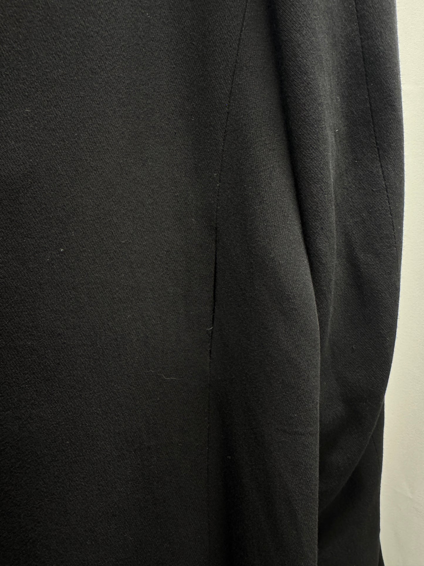 ann demeulemeester open front deep lapel coat