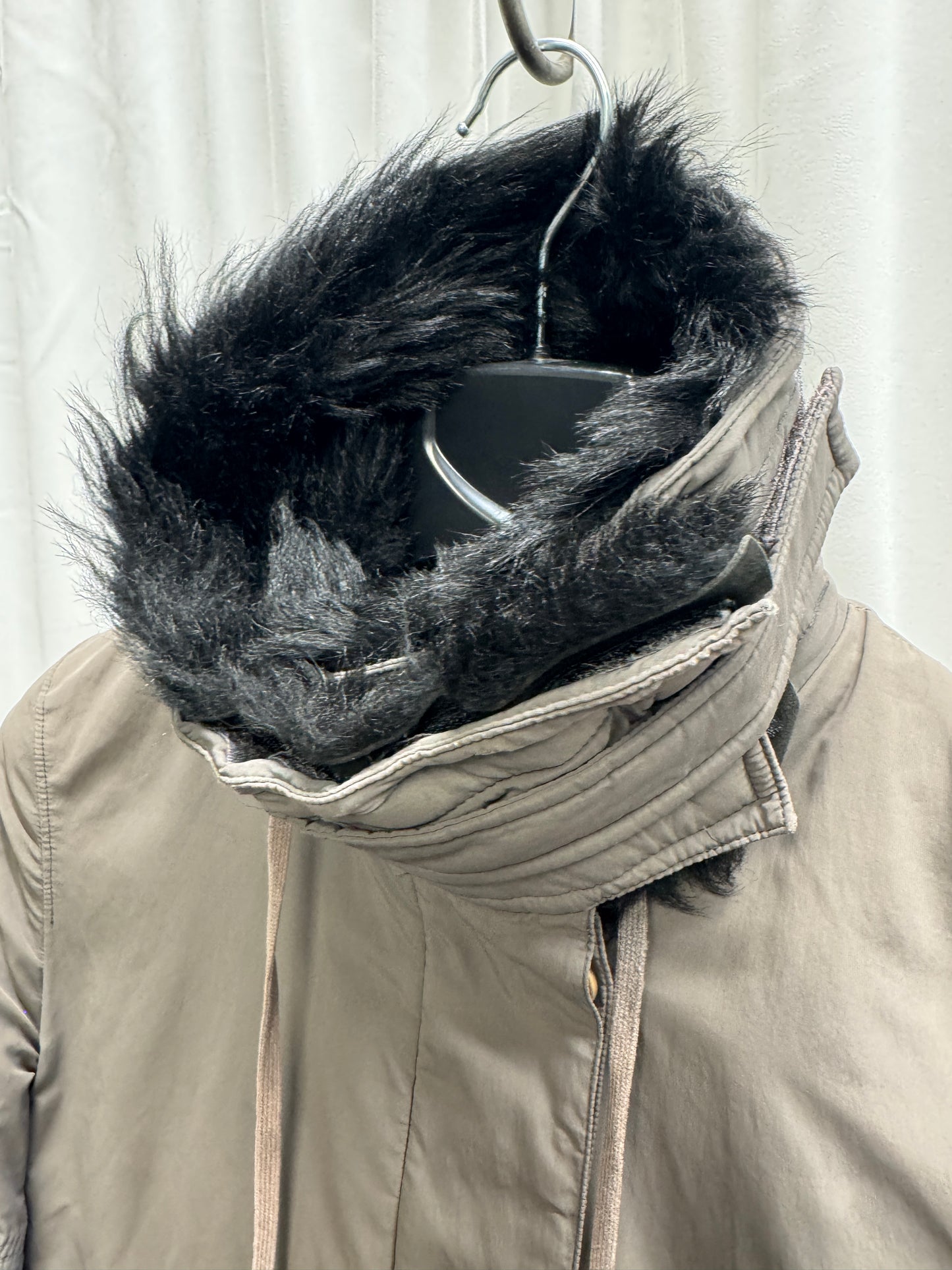 Helmut Lang AW1999 Nylon Removable Fur Astro Jacket