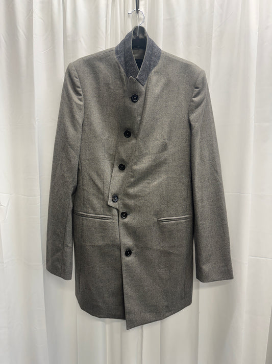 Ann Demeulemeester AW12 Runway     Asymmetric Buttoned Overlay Jacket