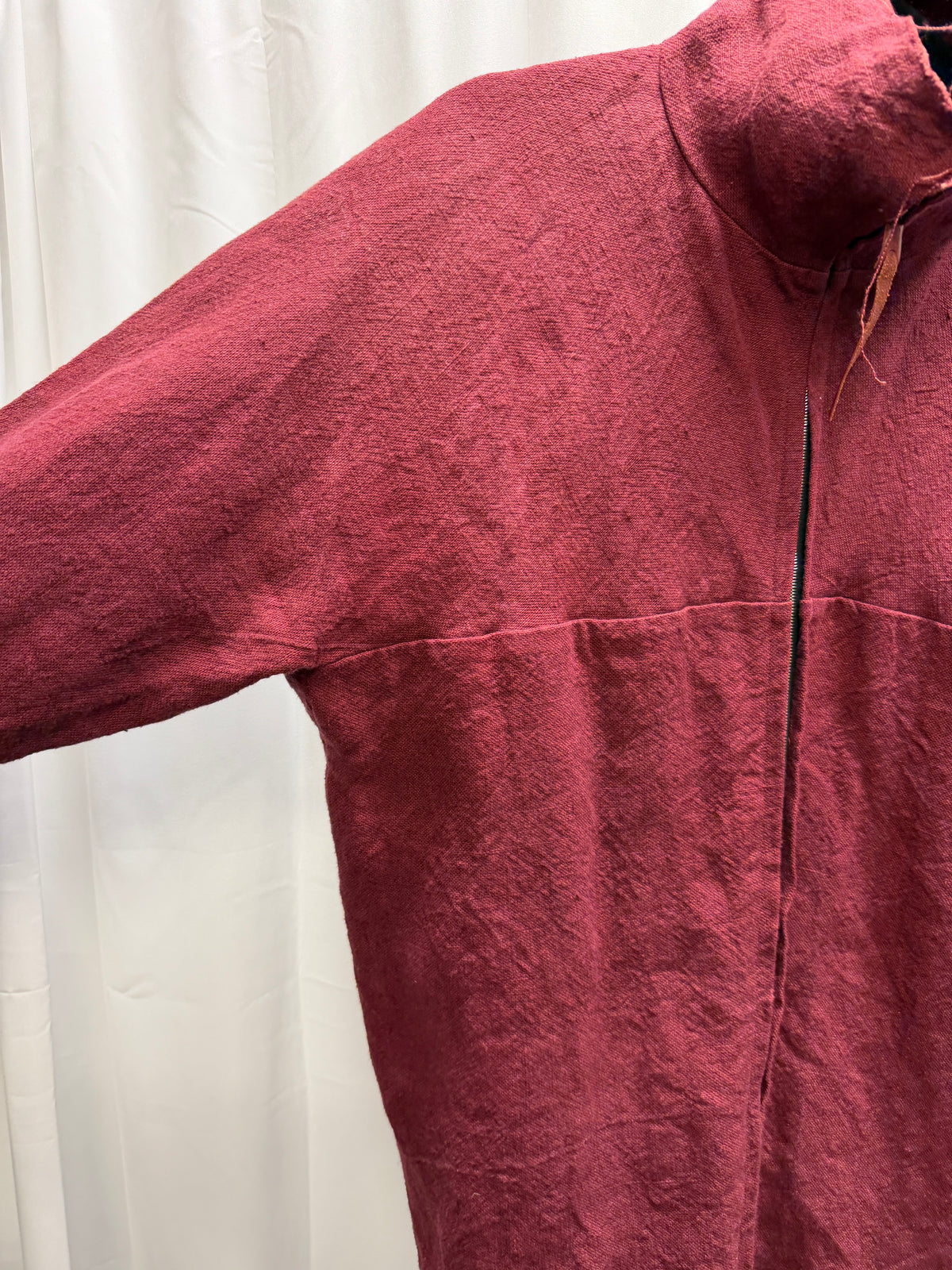 m.a+ Thick Linen One-Piece Aviator Jacket (M/L)
