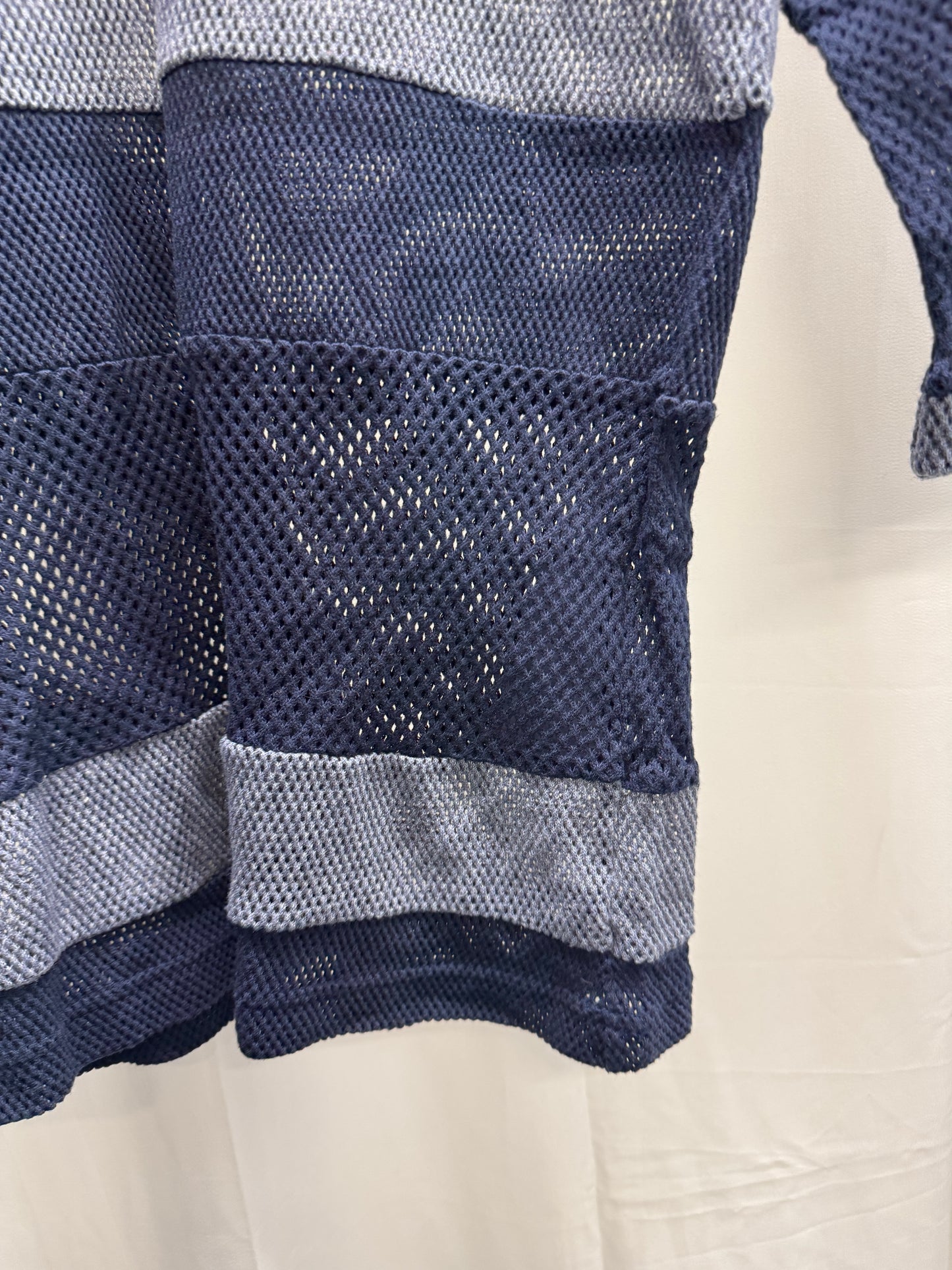 comme des garçons comme comme net 3/4 sleeve top