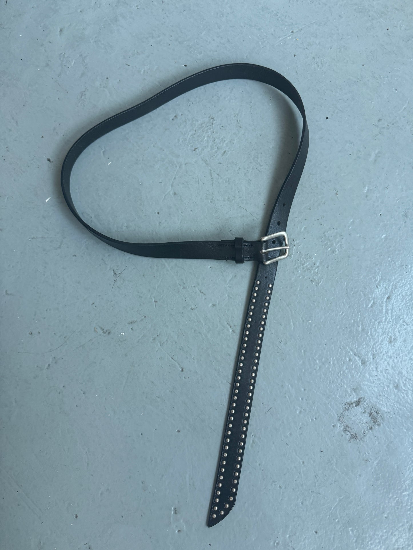 ann demeulemeester sample studded belt