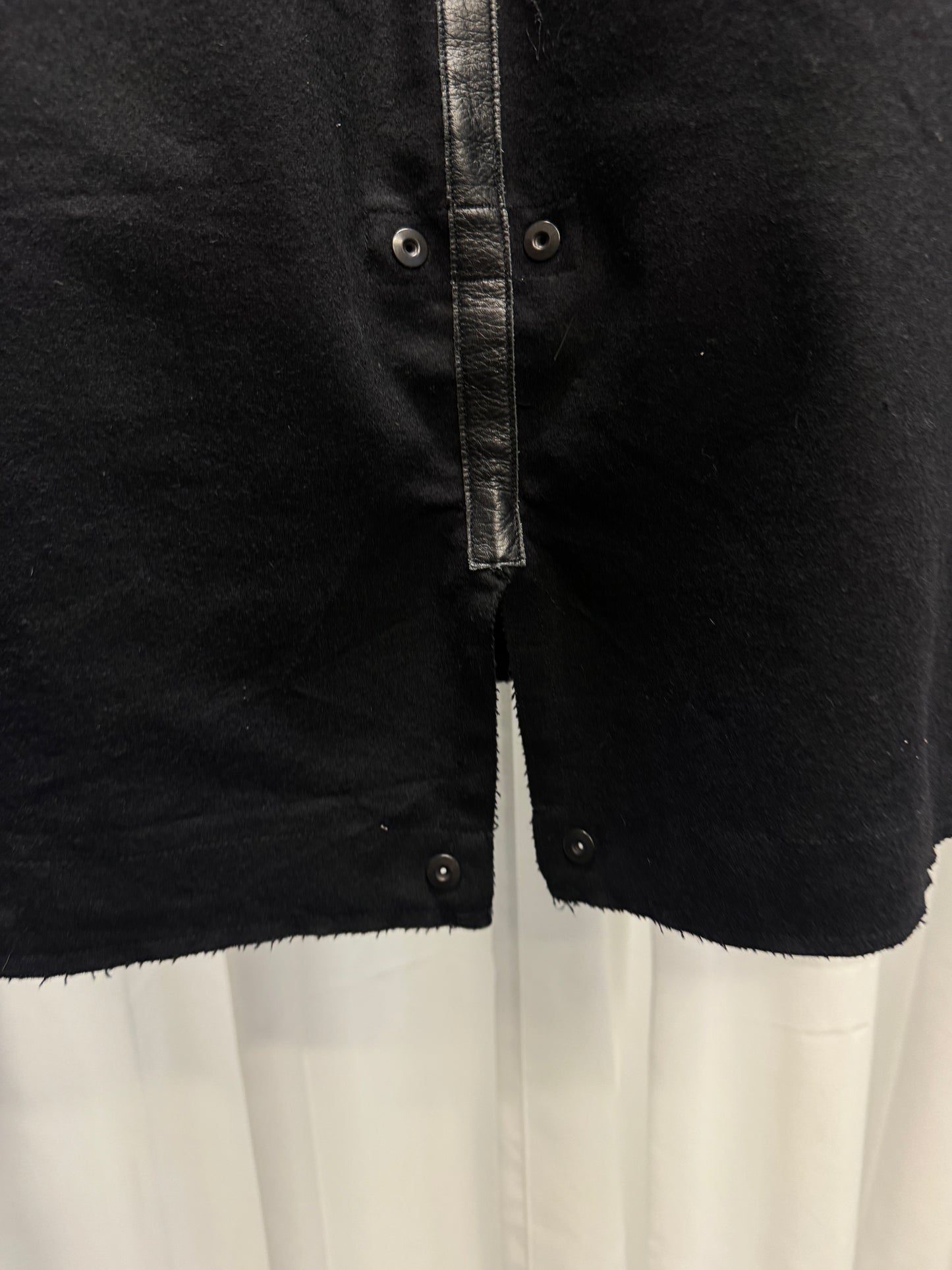 John Undercover × Pendleton AW15 - Raccoon Fur Hooded Leather Trim Wool Parka