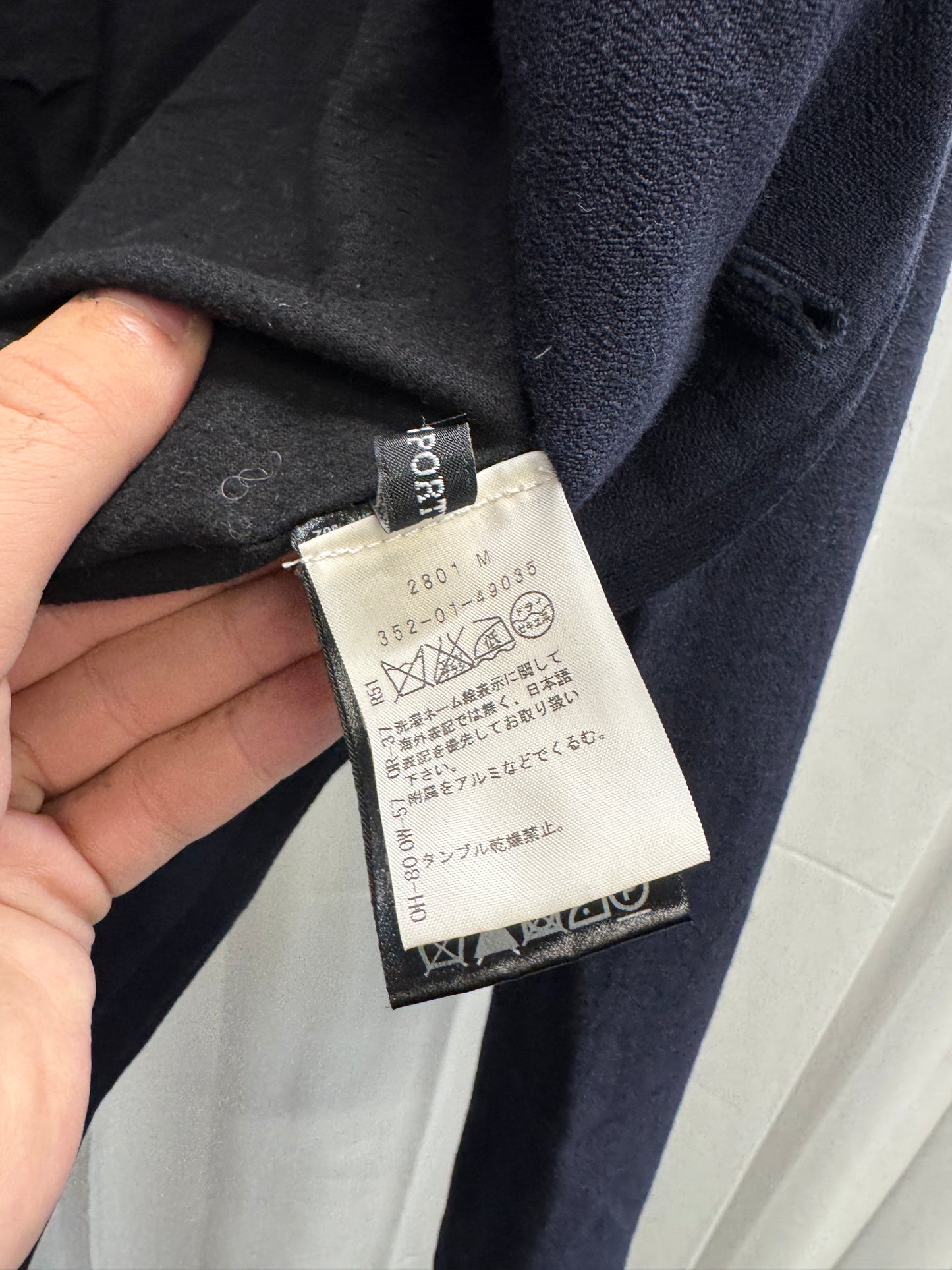 Ann Demeulemeester AW07 3D Detailed Point Lapel Wool Single Button Blazer