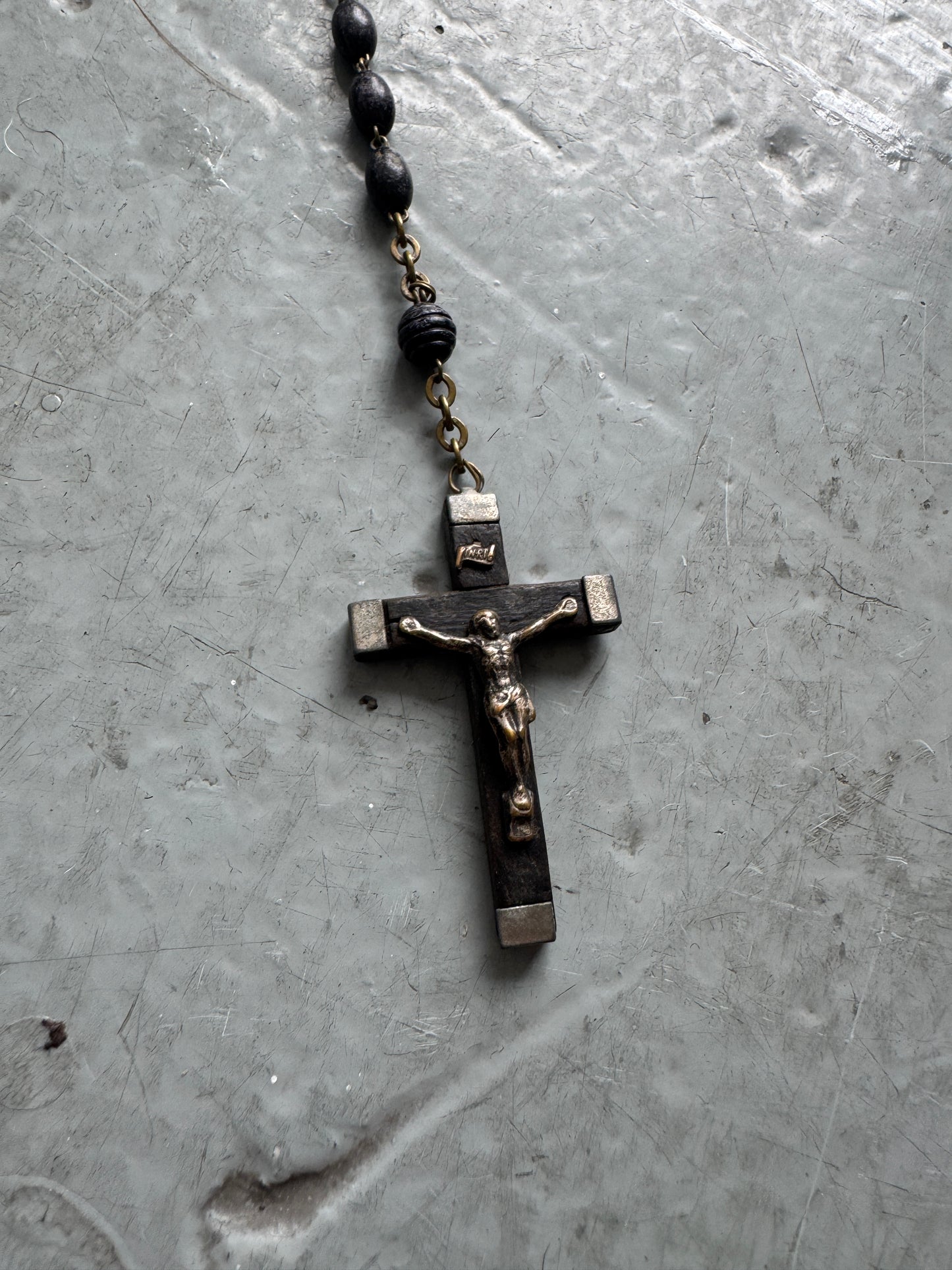 antique rosary necklace