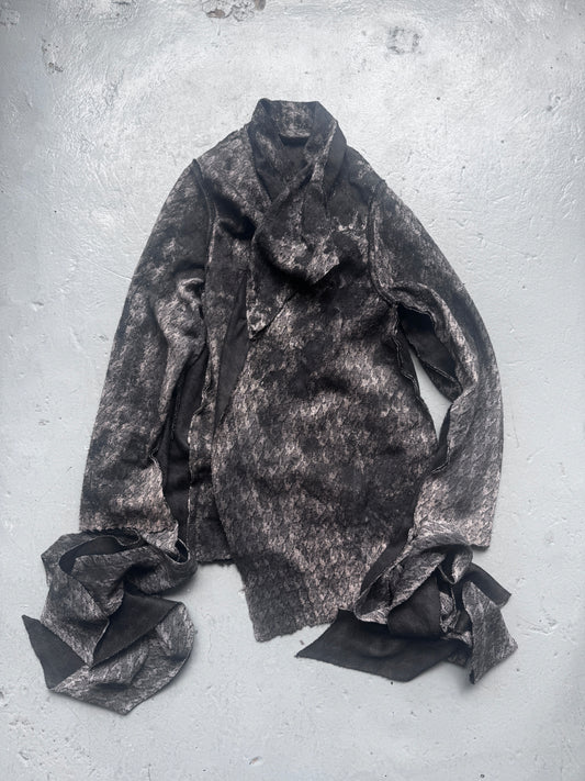 kai ghattaura wrap sleeve jacket