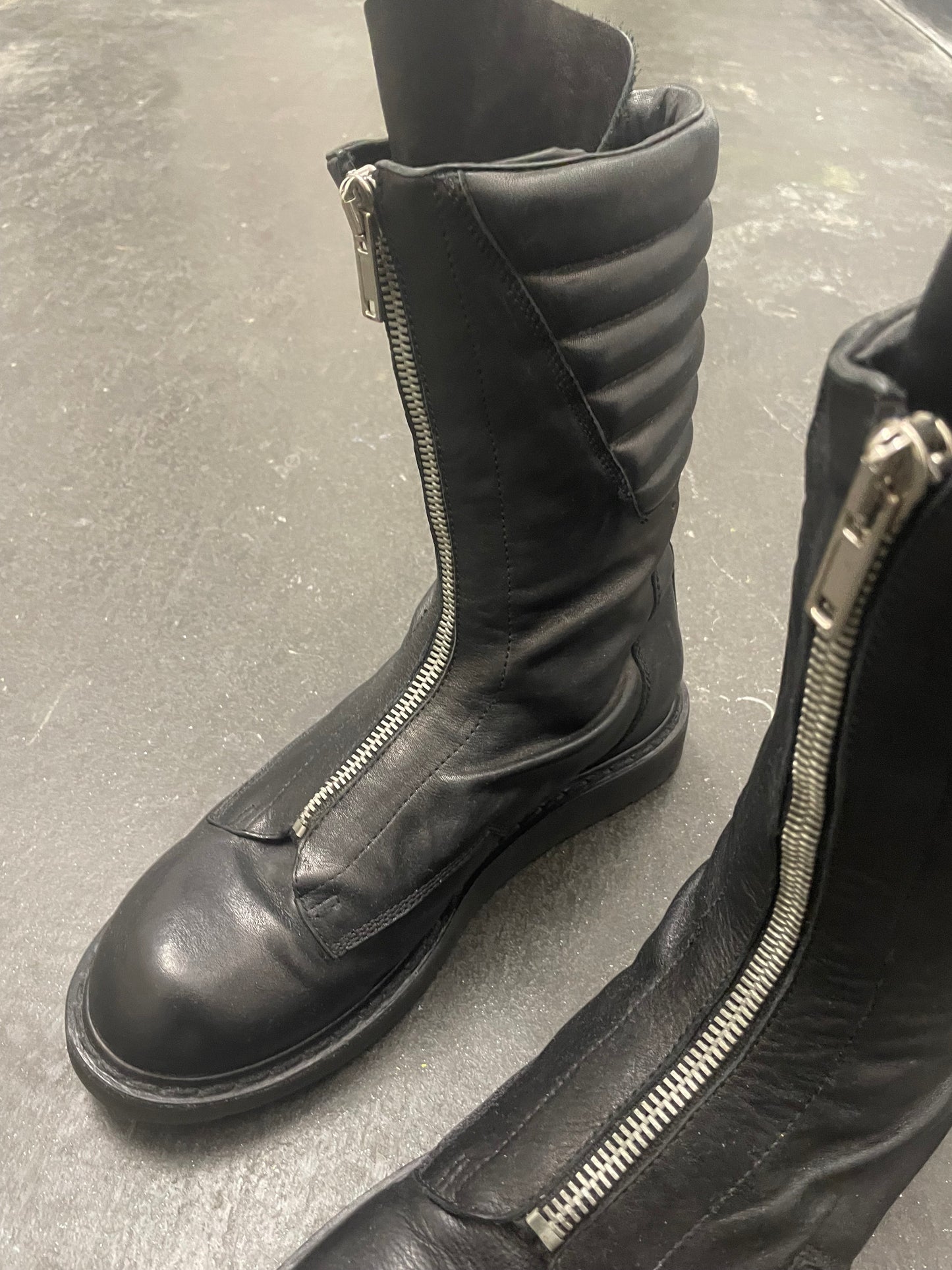Rick Owens Mohawk Basket Creeper Boots