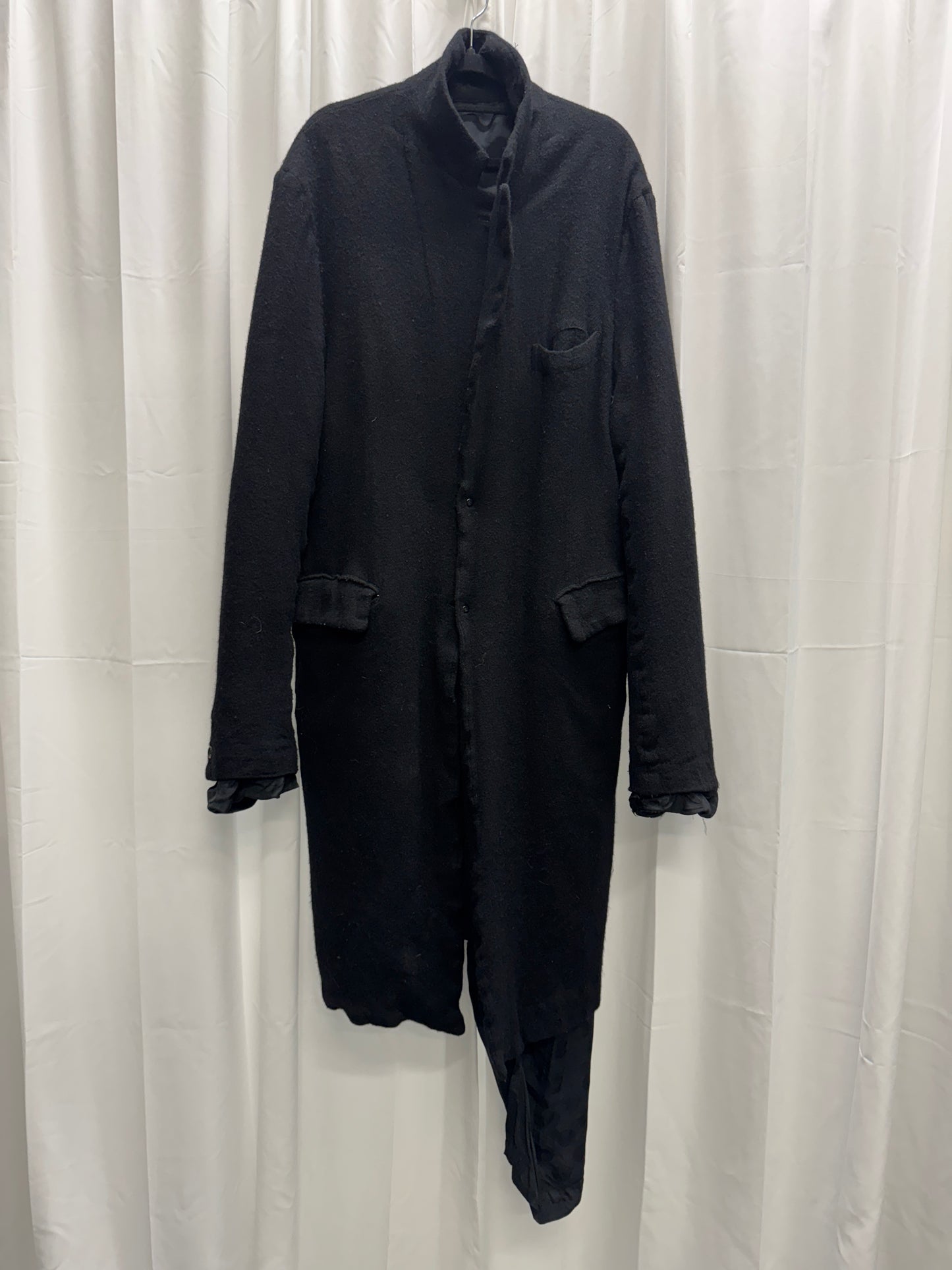 Comme Des Garcons Homme Plus AW21 Darkroom Shrunken Wool Reversible Coat