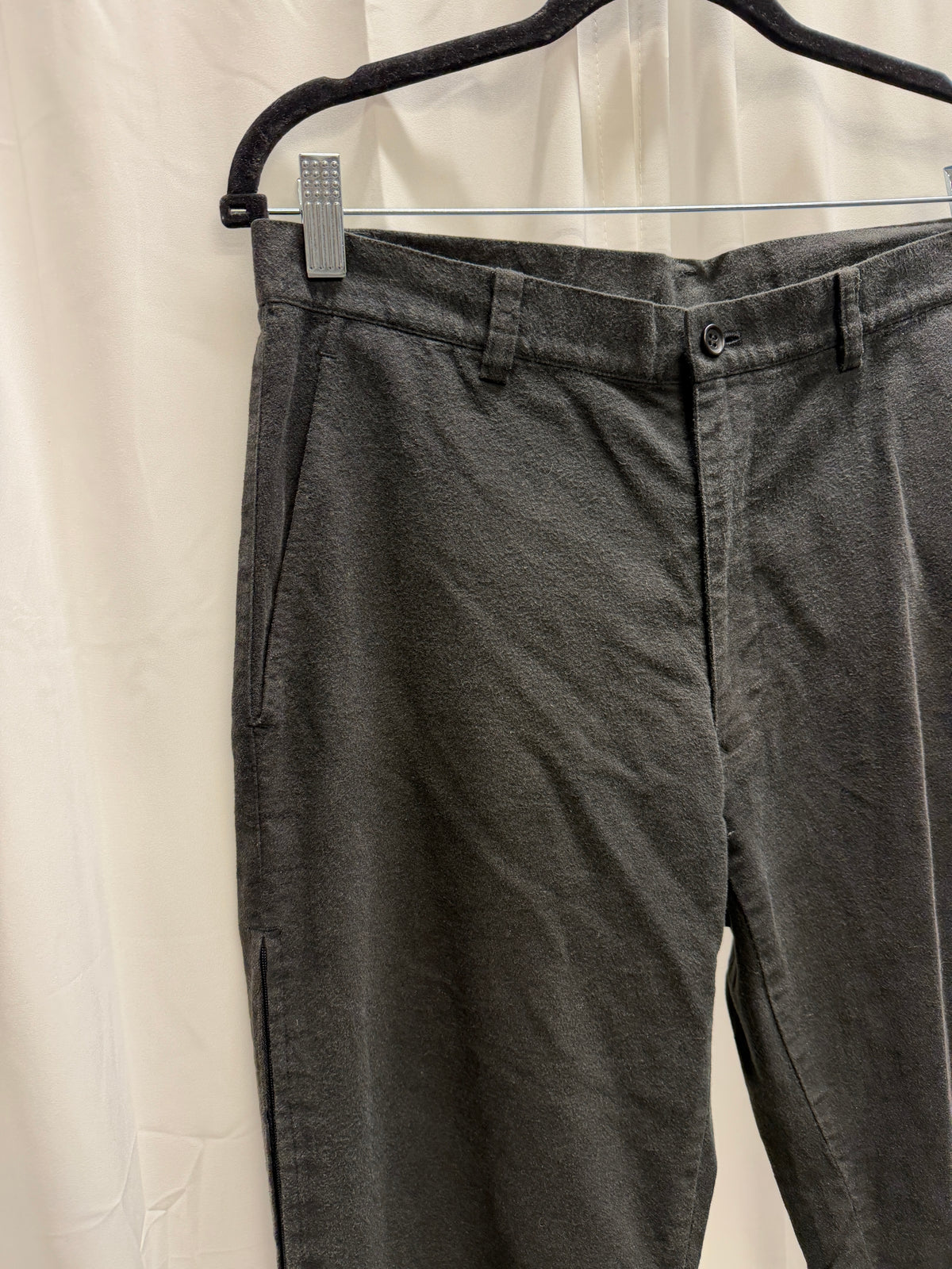 Jean Paul Gaultier Homme Objet 90s/00s Full Side-Zip Trousers (M)