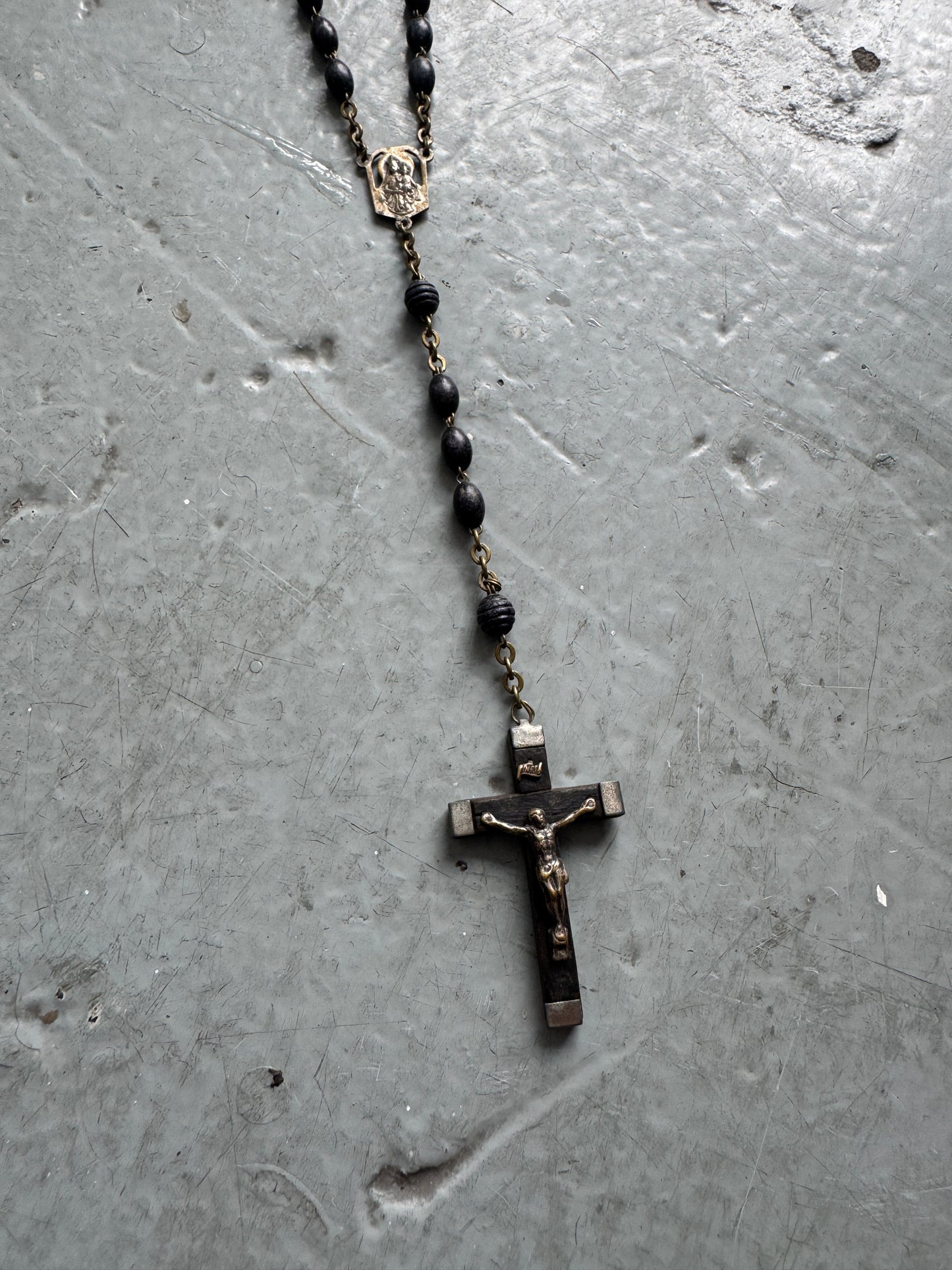 antique rosary necklace