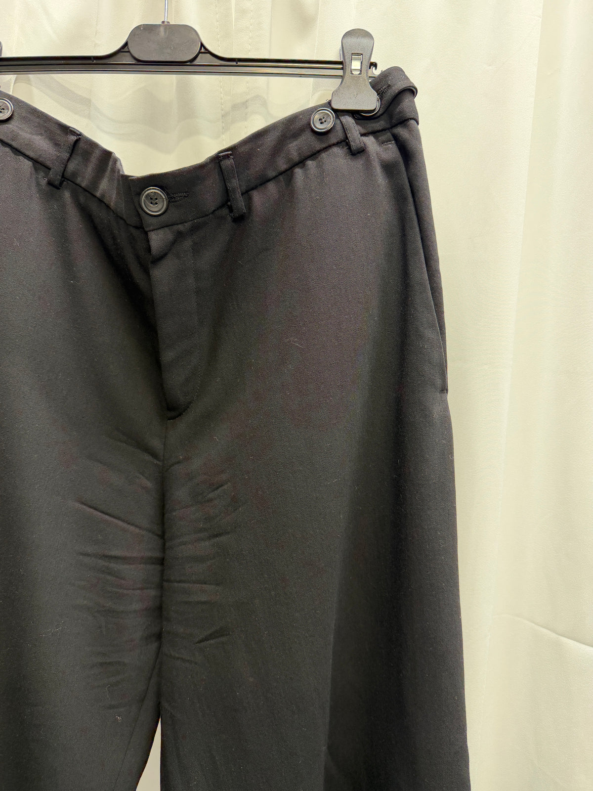 Dirk Schönberger 1990s Wide Cut Wool Trousers