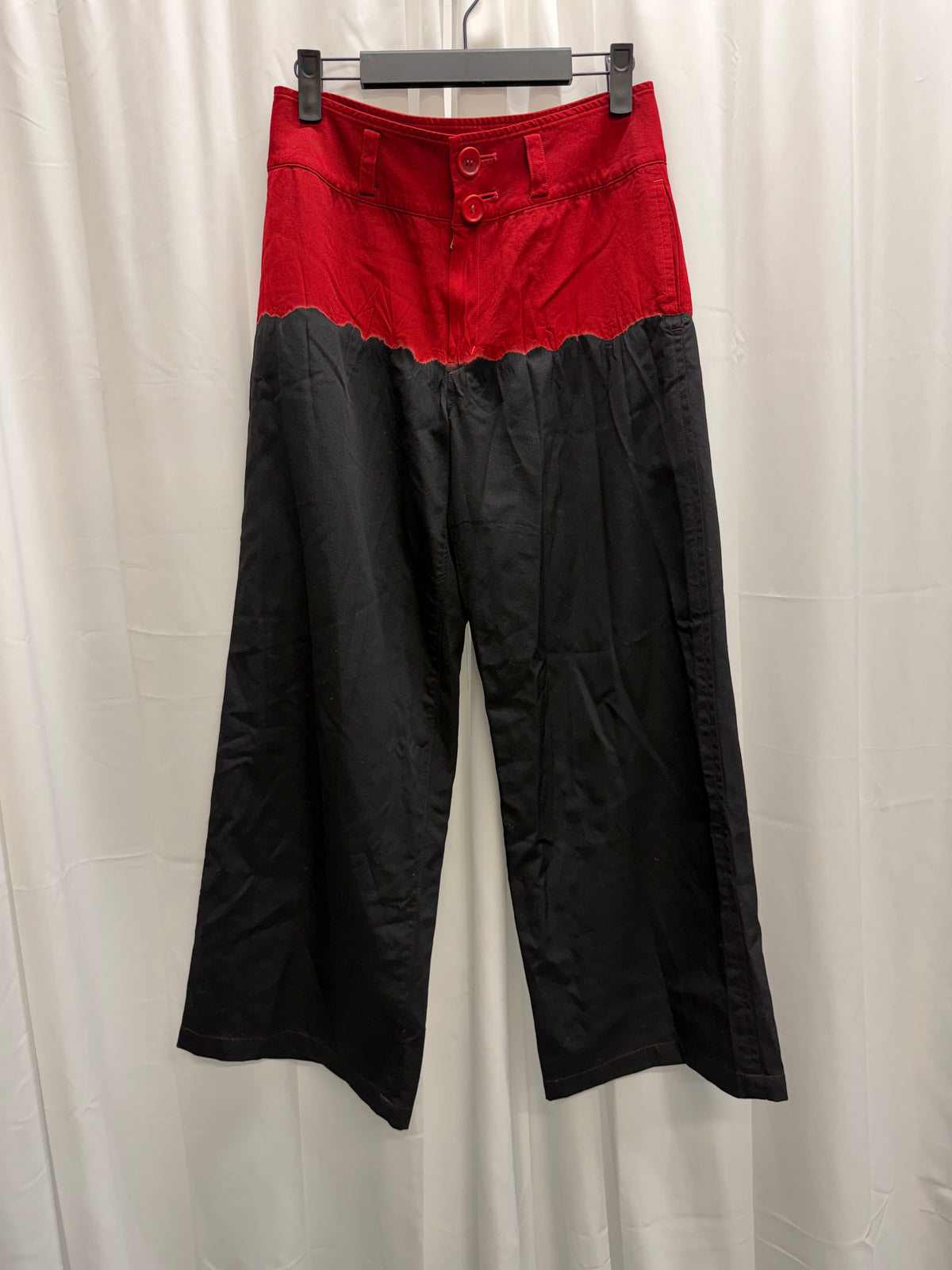 Y’s Yohji Yamamoto Bleach-Split Wool Trousers