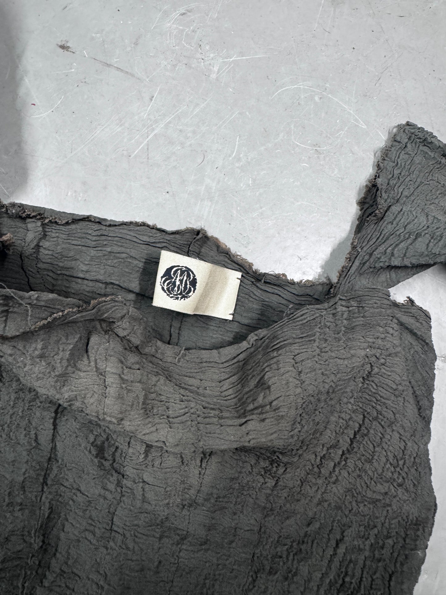 Marc le Bihan Burnt Textile Top