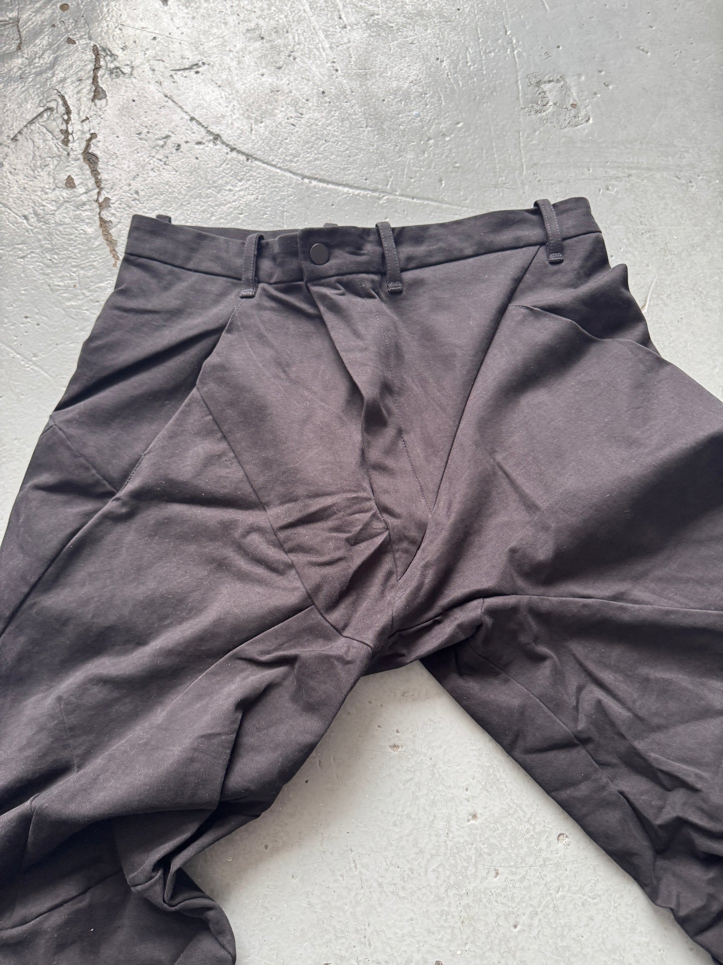 leon emanuel blanck baggy/p01 wide articulated trouser