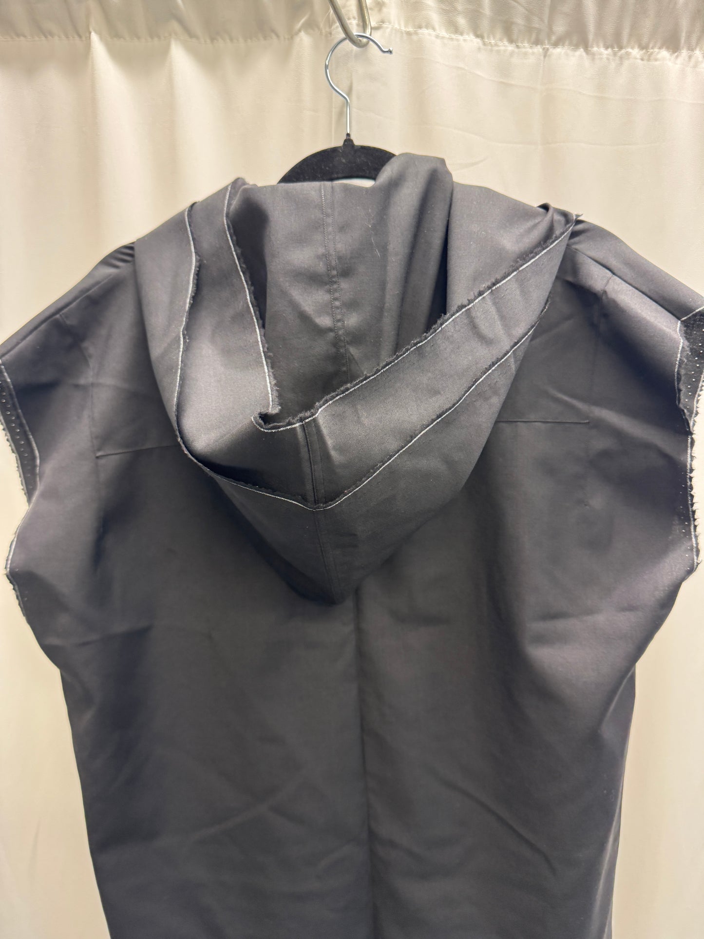 dior homme kva double hooded tie neck vest