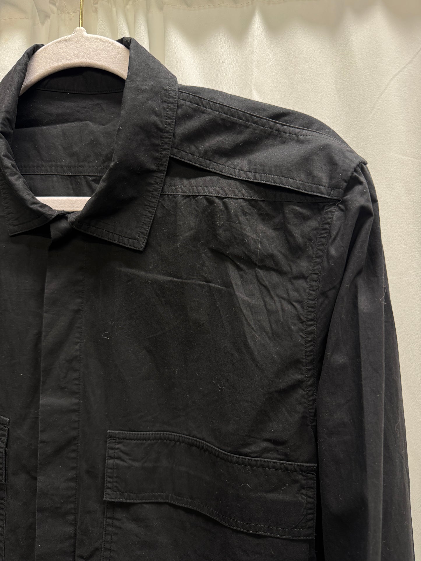 Rick Owens AW16 Mastodon Elongated Military Shirt