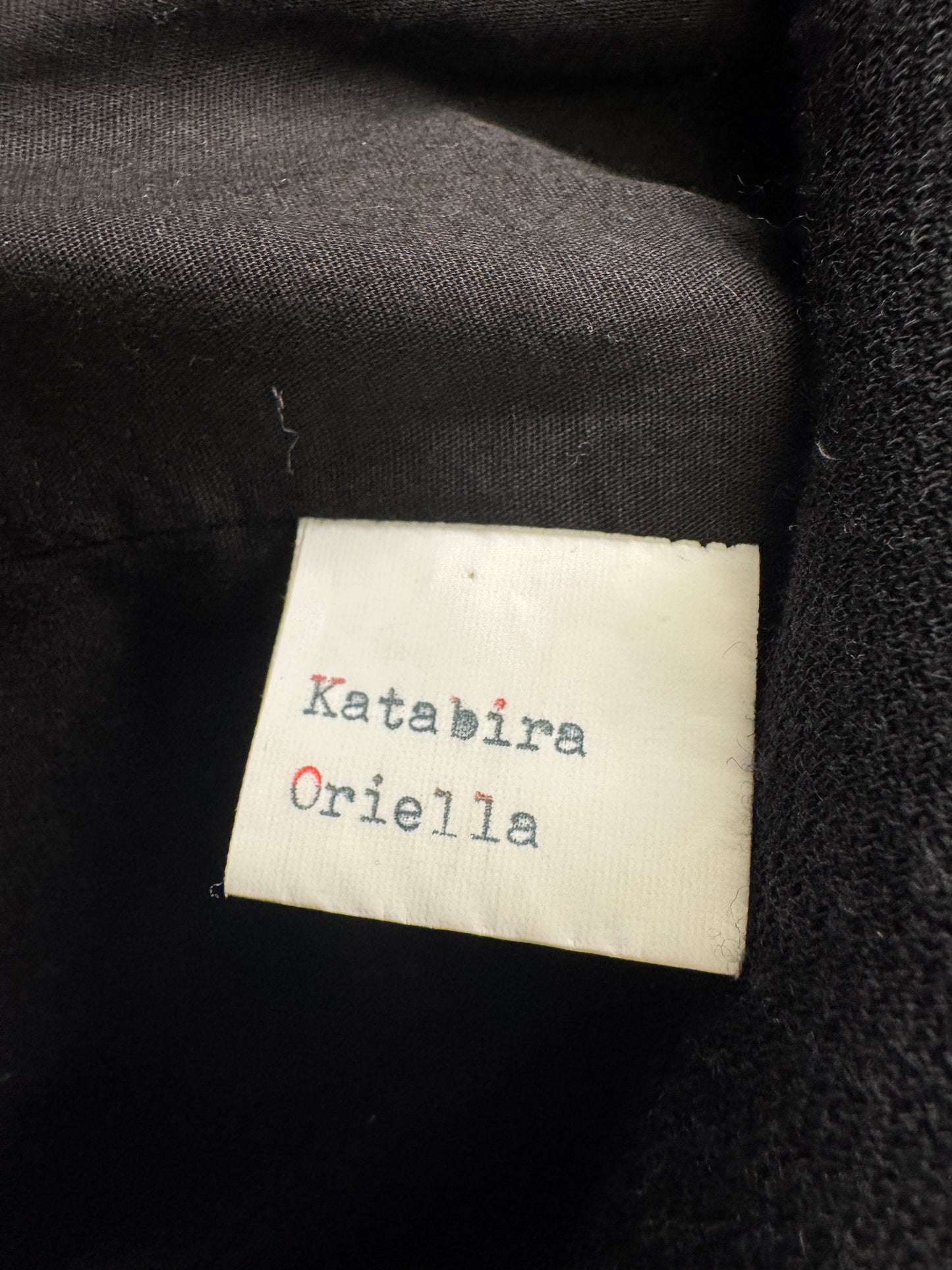 Katabira Oriella wool layered sleeve jacket