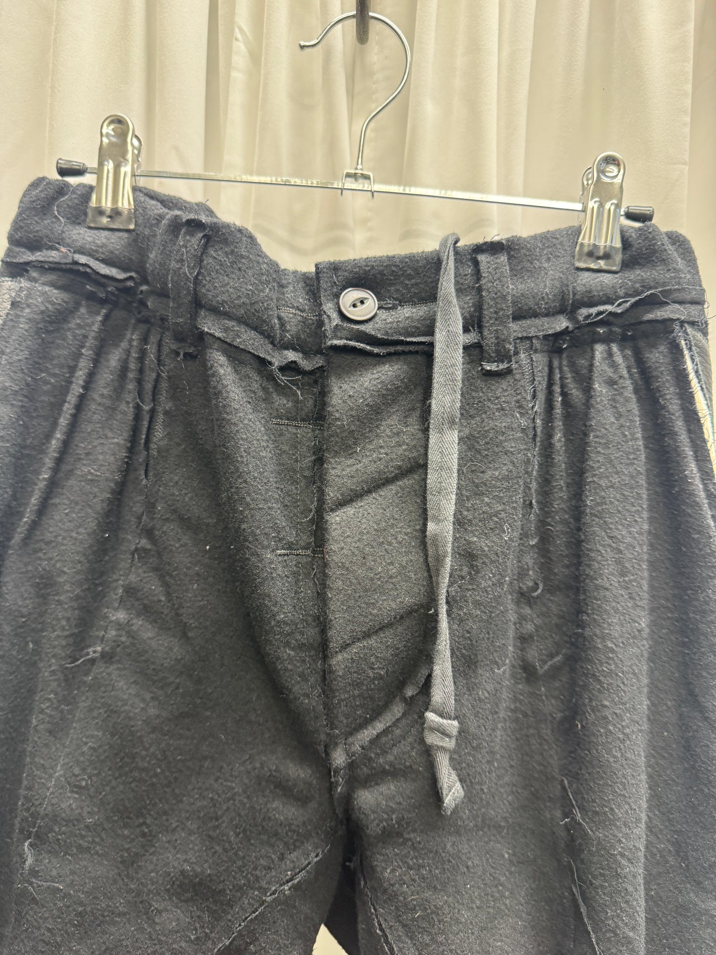 Takahiro Miyashita The Soloist AW15 Wool + Leather Articulated 3D Twist Trouser
