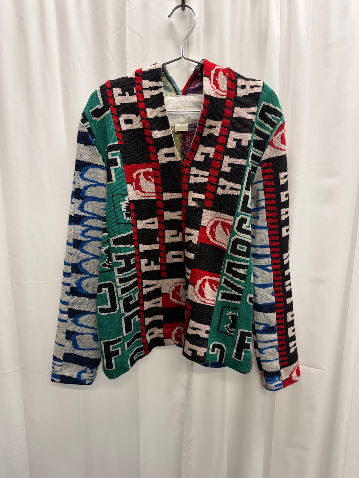 Maison Martin Margiela x H&M Reconstructed Football Scarf Knit Sweater (M)