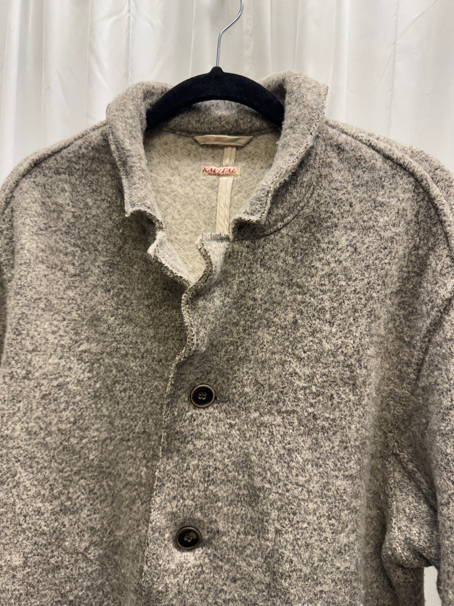 Kapital Boiled Wool 3 Button Blazer