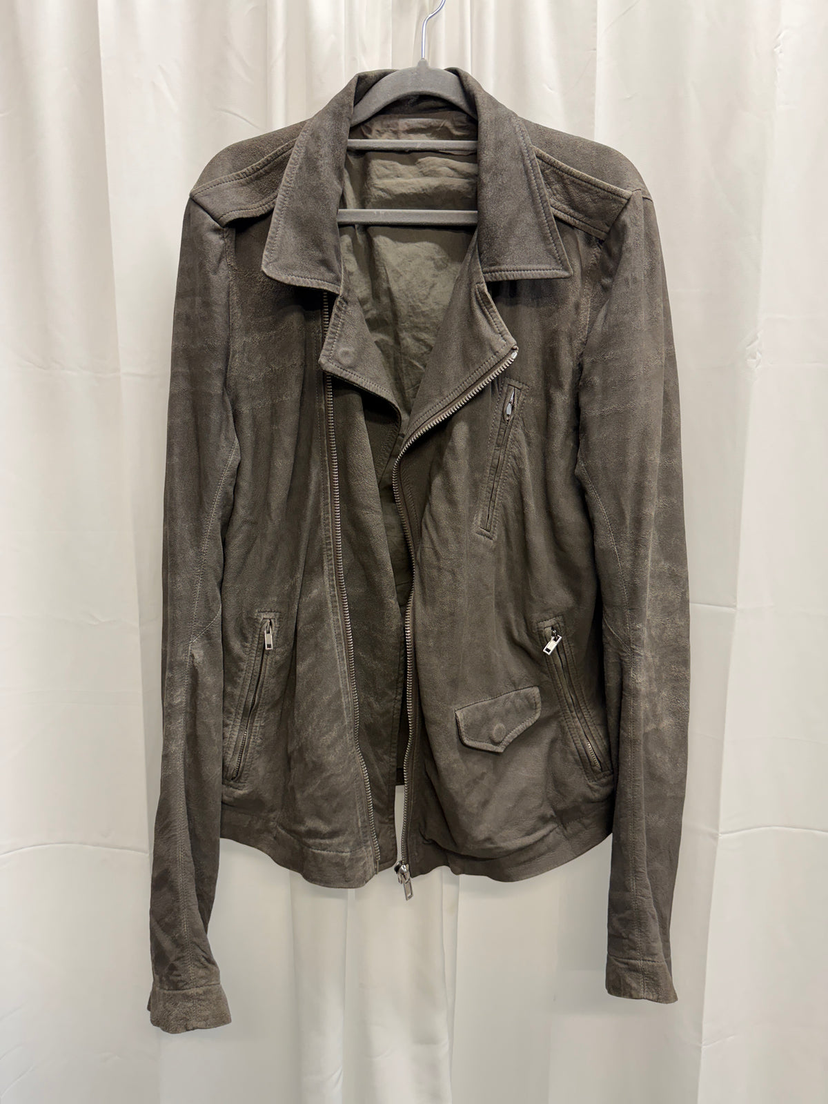 Rick Owens AW09 CRUST Blistered Lambskin Stooges Leather Jacket