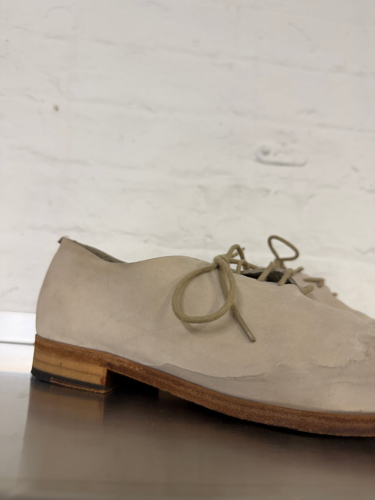 Petar Petrov Reverse Leather One-Piece Derbies