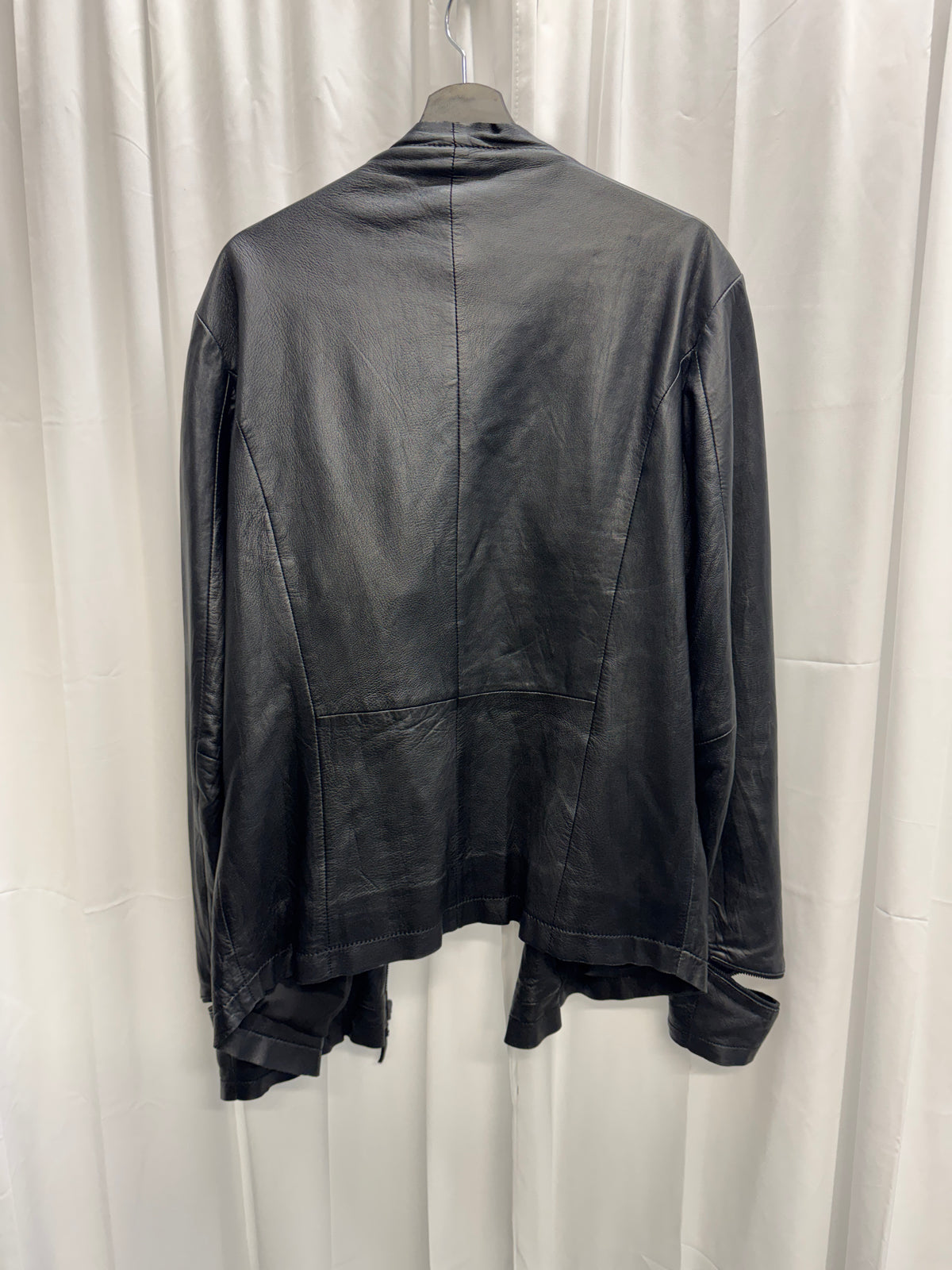 Barbara í Gongini Zip Gloved Lamb Leather Jacket