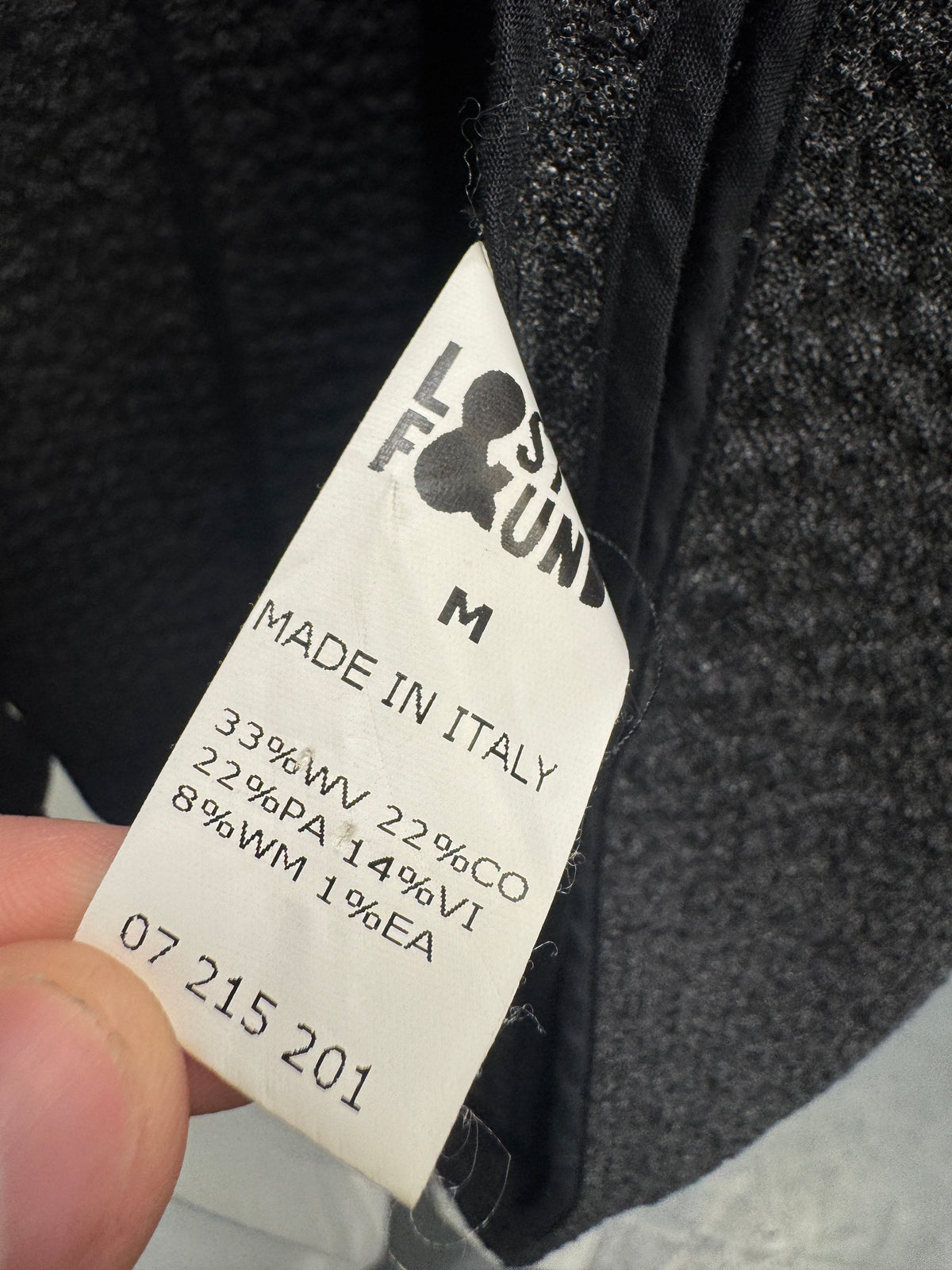 Lost & Found Ria Dunn Tailored Raw Seam Jacket