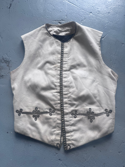 antique stud centred admiral waistcoat