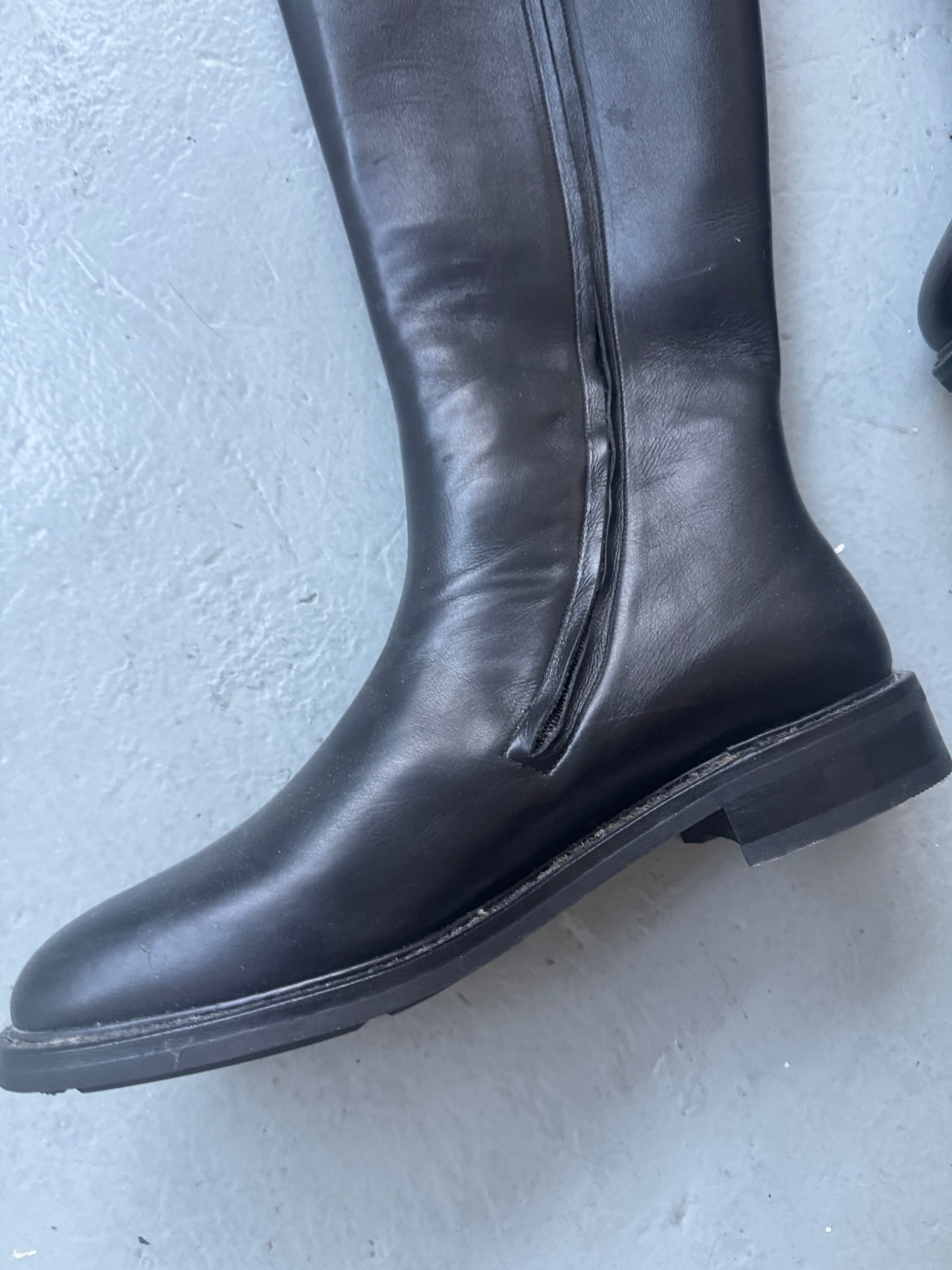 YSL Rive Gauche by Hedi Slimane Thigh Boots 44