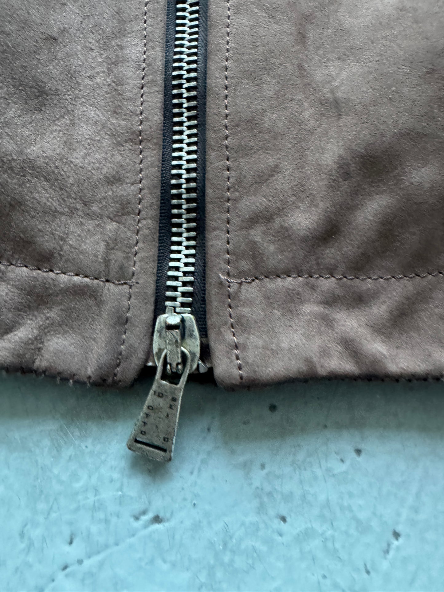 10sei0otto chainseam leather jacket