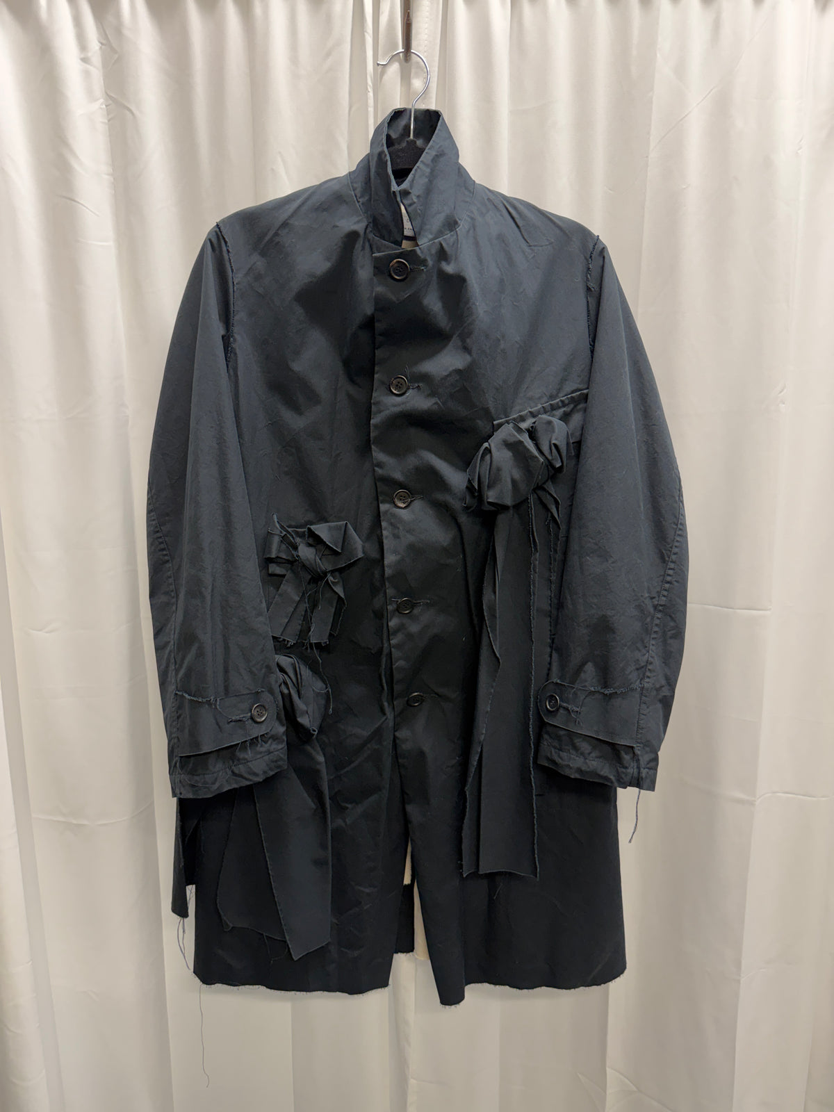 Elena Dawson Cotton Ventile Ribbon Rosette Coat (S)