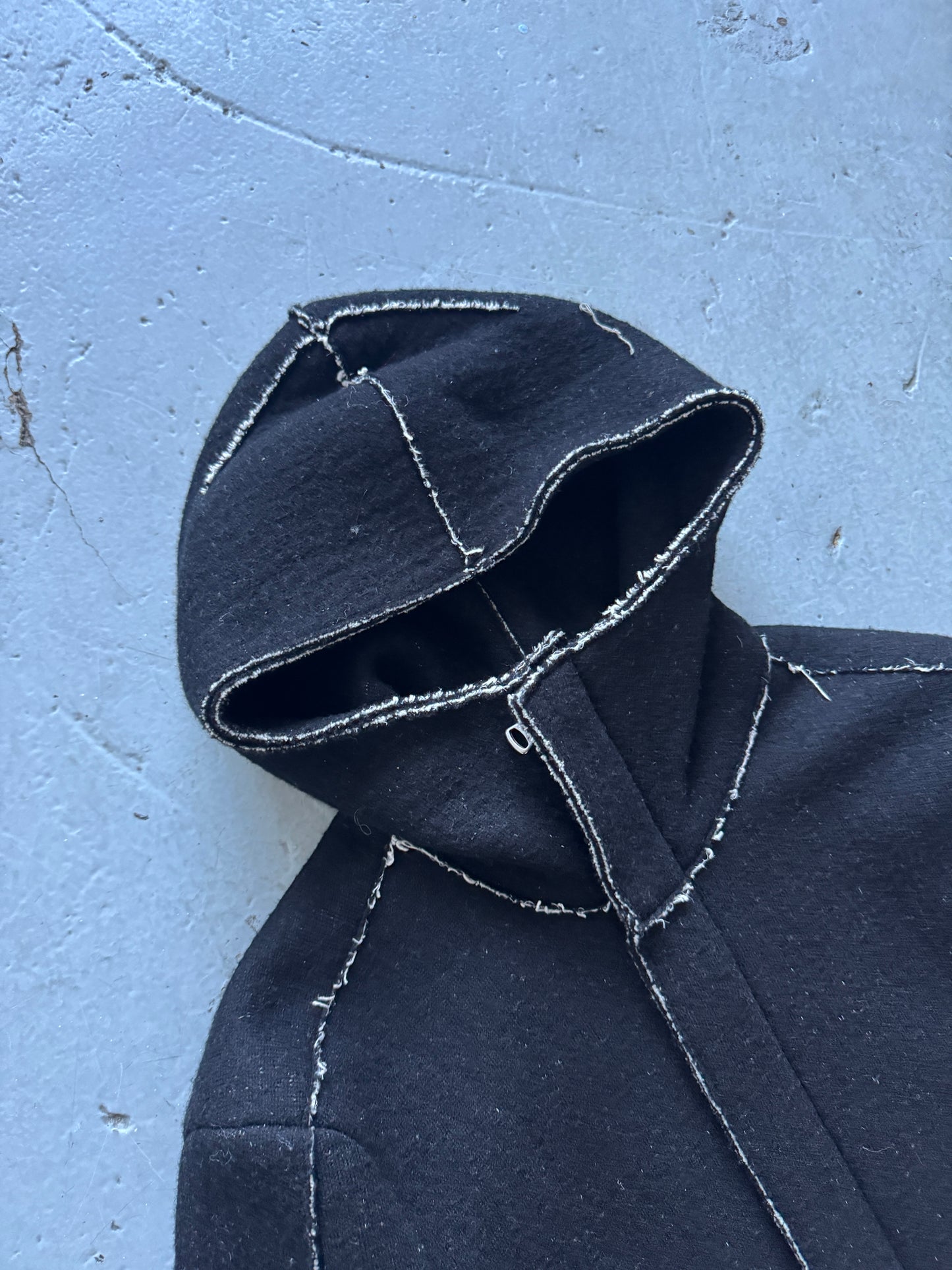 transit uomo thick wool hooded jacket
